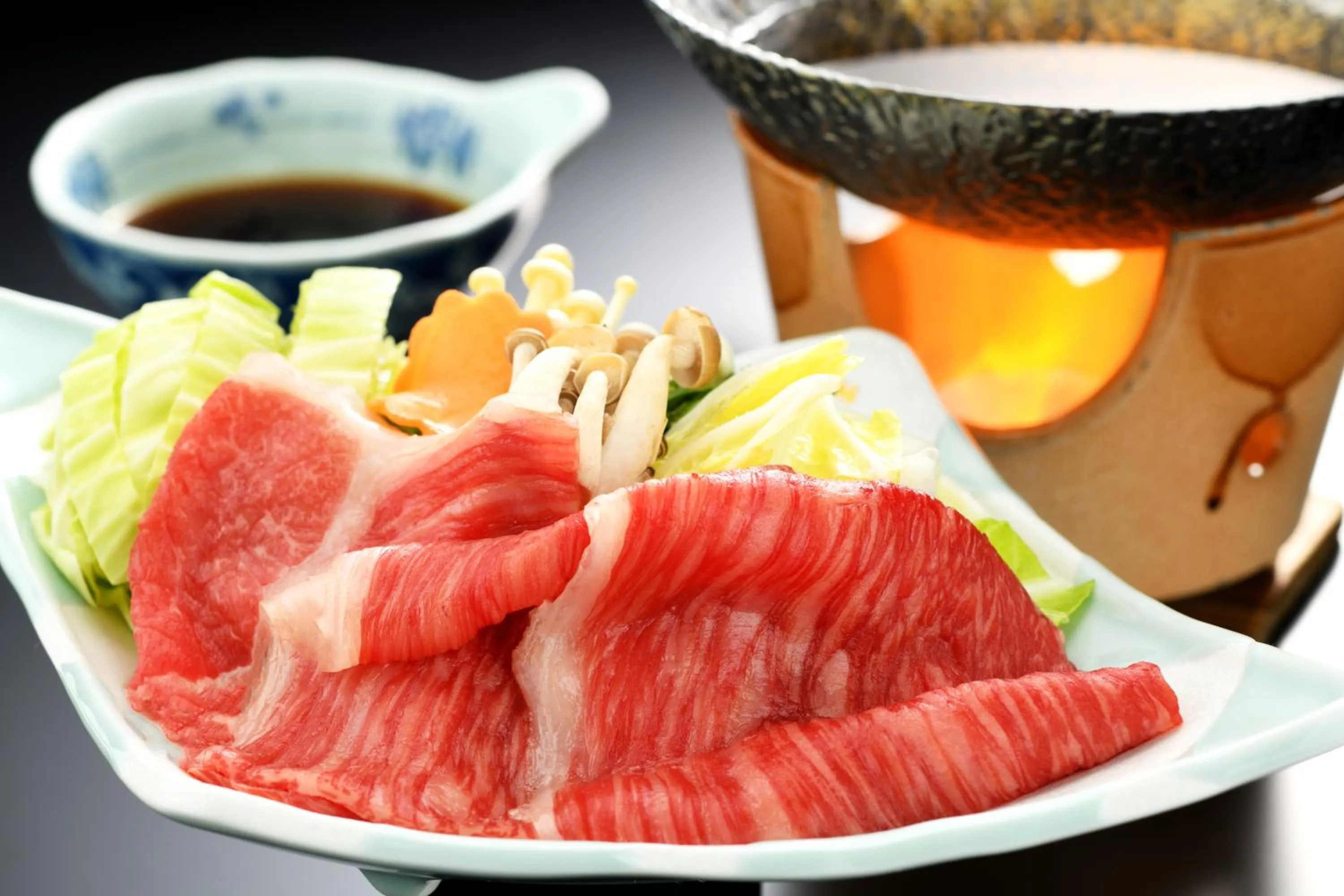 Food close-up in Kami no yama Azumaya