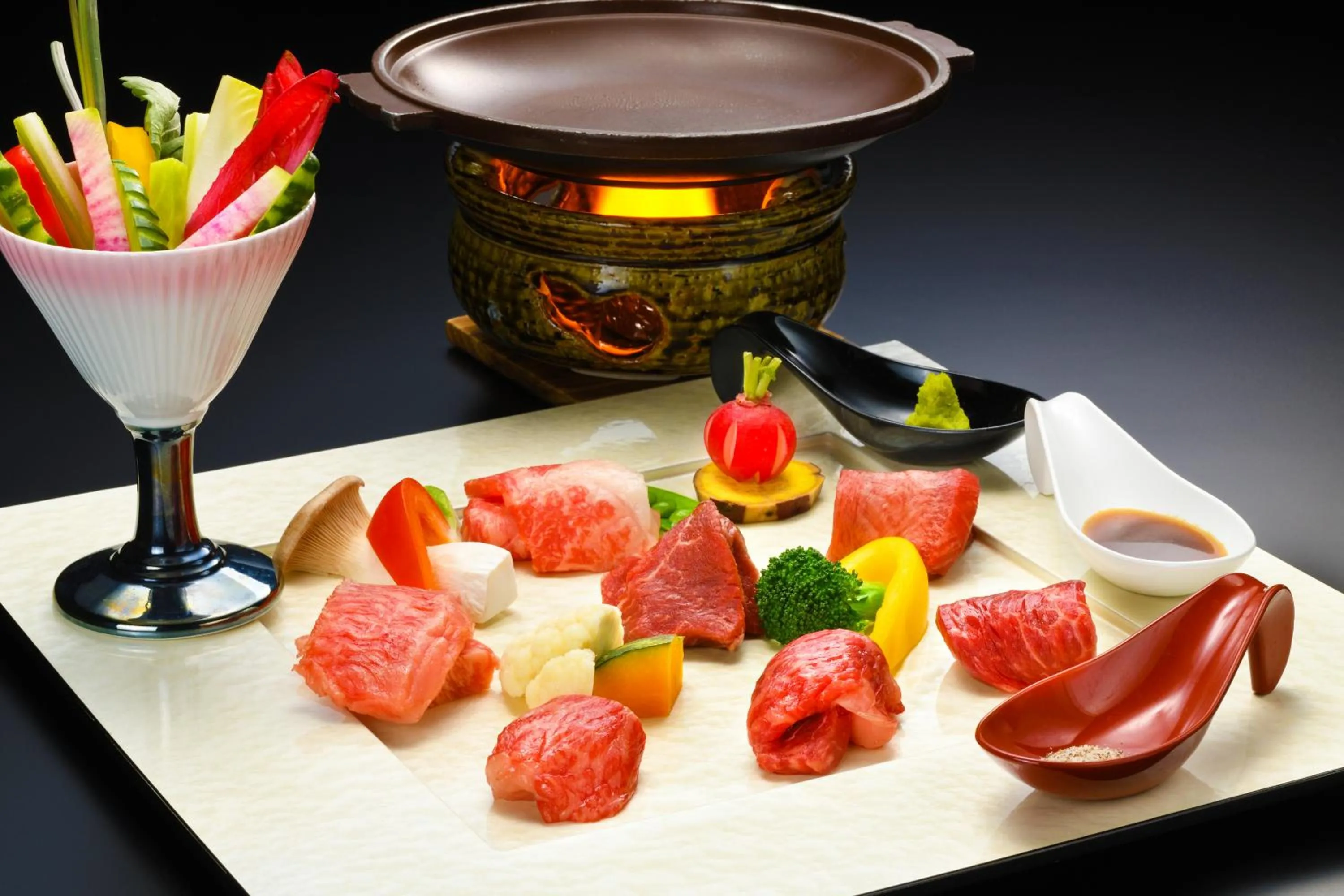 Food in Kami no yama Azumaya