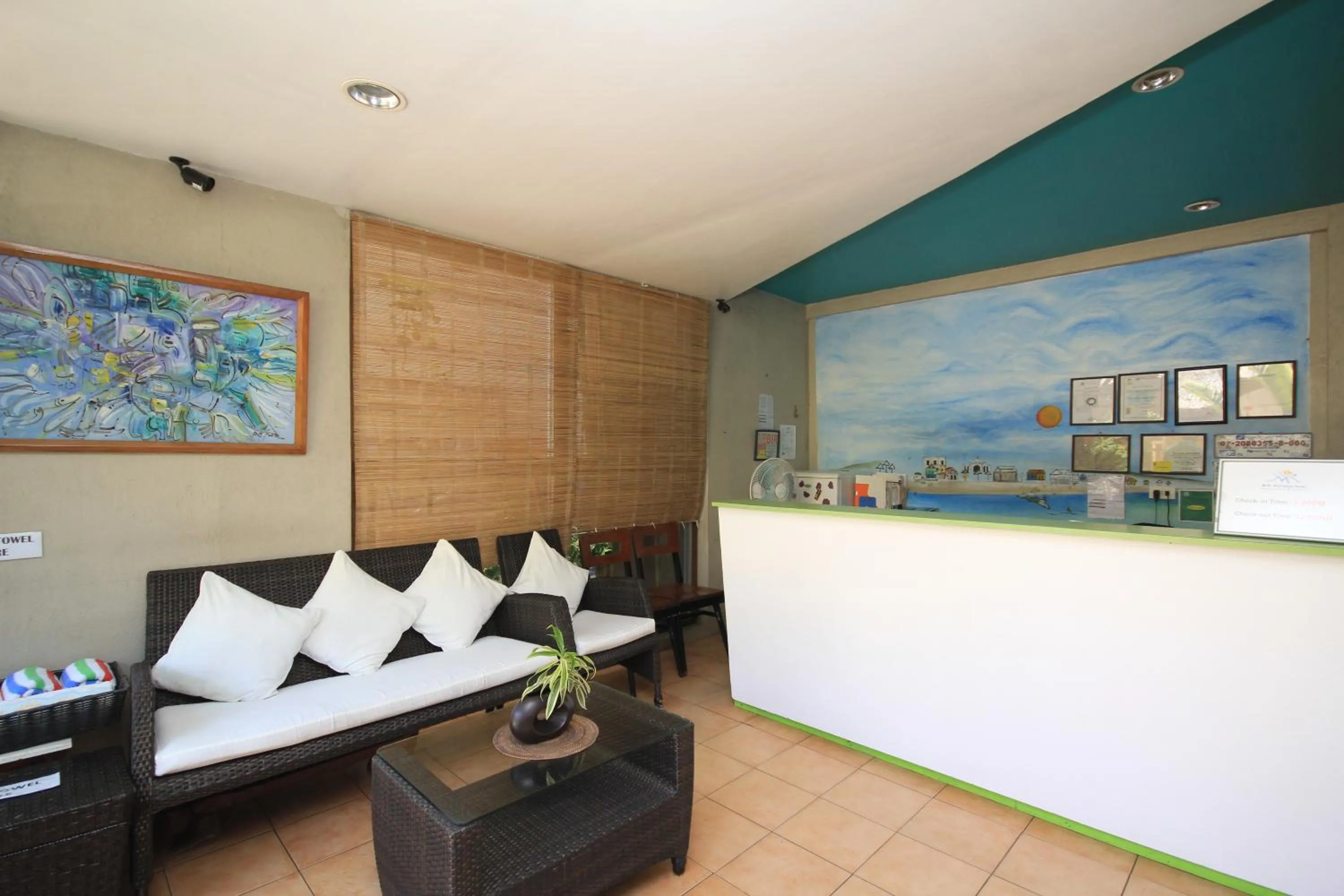 Lobby or reception in MR Holidays Hotel