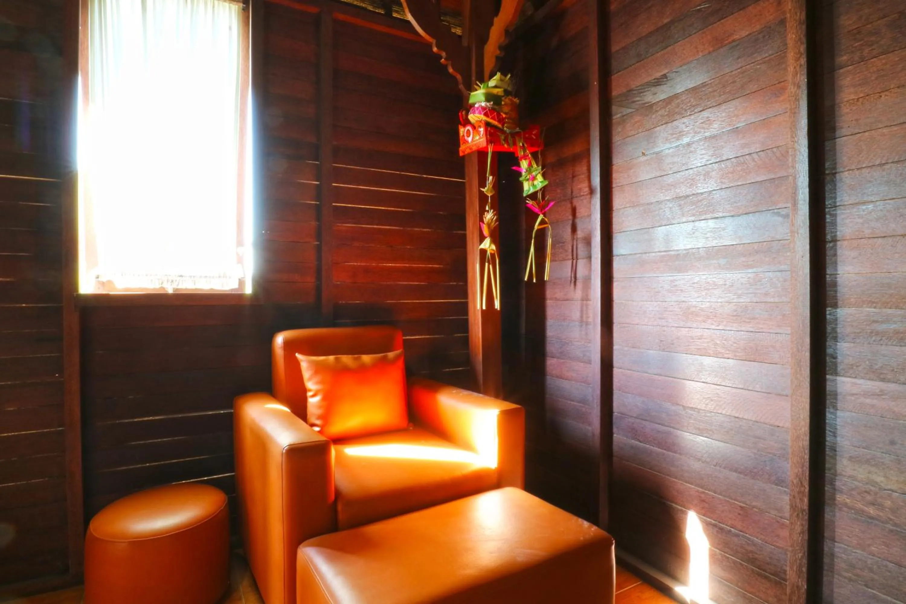 Seating area in The Swaha Ubud Hotel