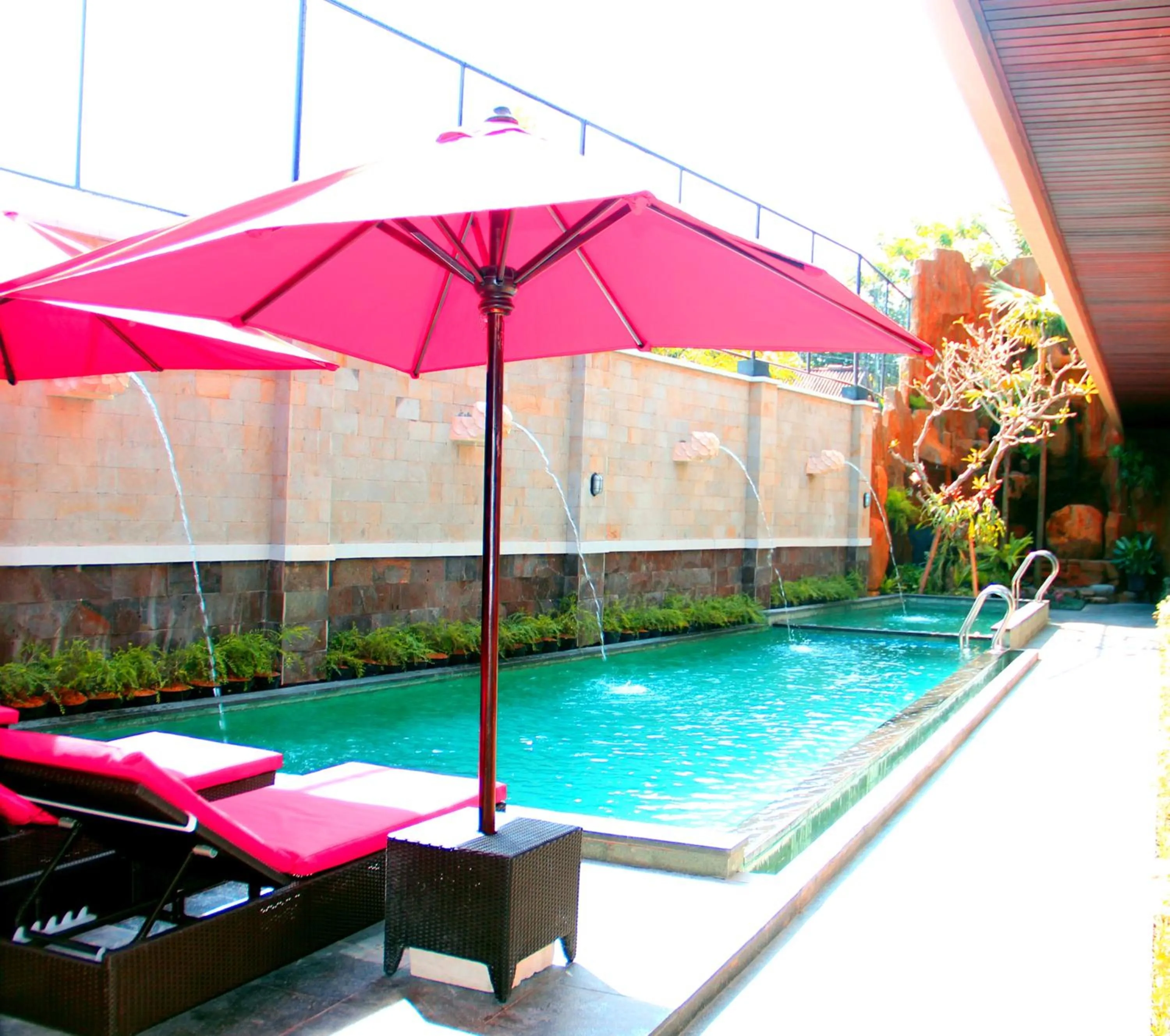 Swimming pool in The Swaha Ubud Hotel