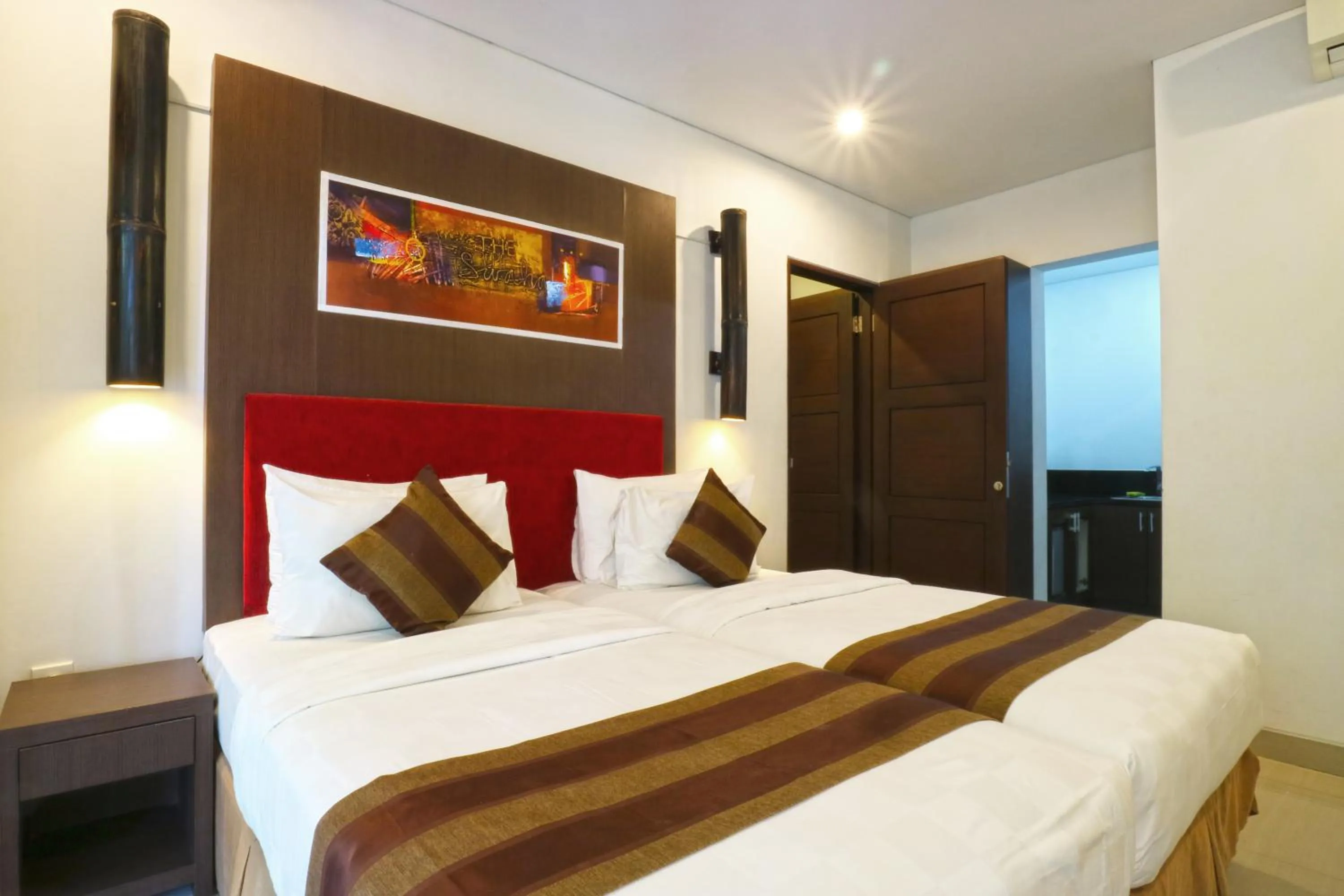 Bedroom, Bed in The Swaha Ubud Hotel