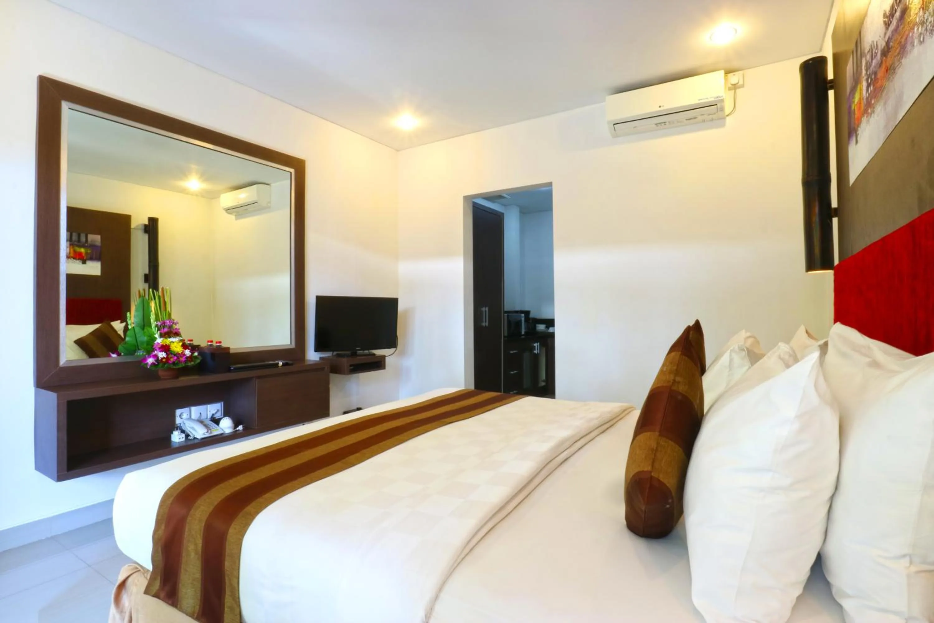 Bedroom, Bed in The Swaha Ubud Hotel