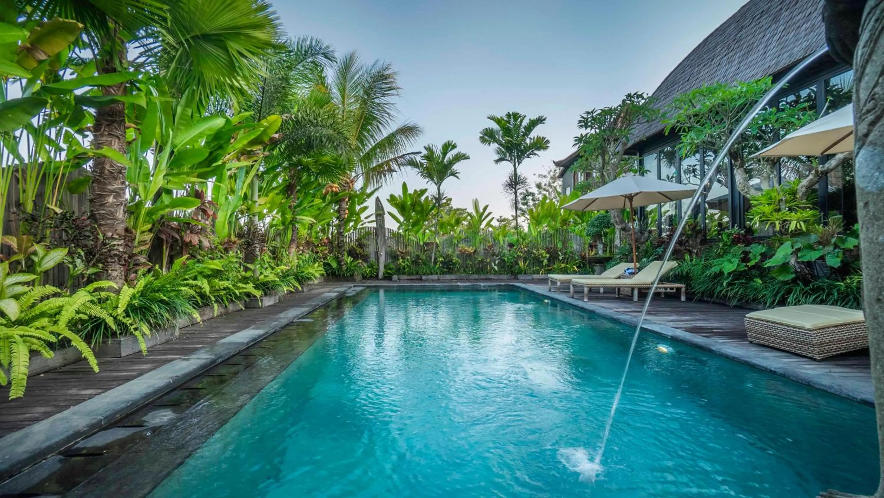 Pool view in Gayatri Retreat Ubud