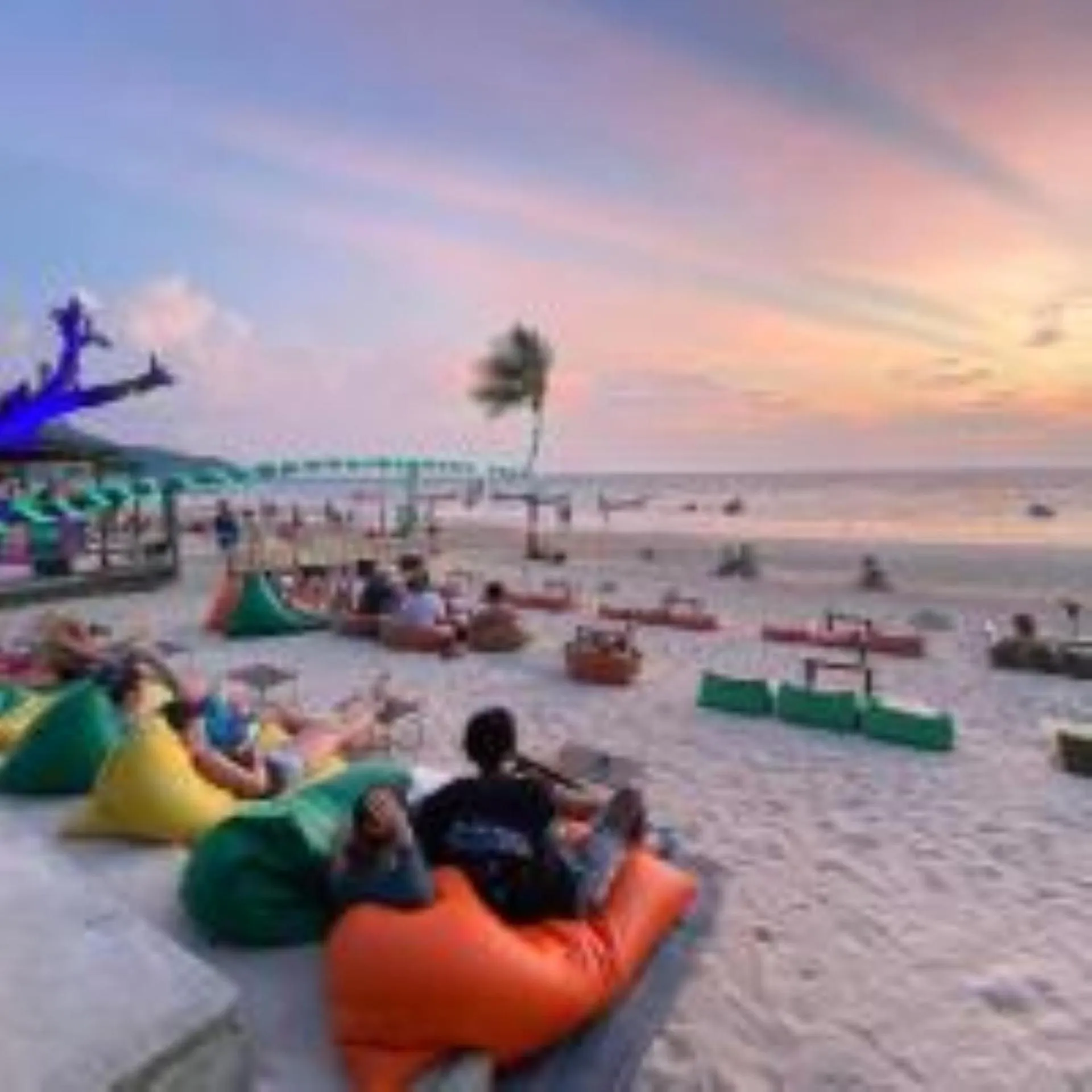 Balcony/Terrace in Lotus Hostel Beach Koh Tao