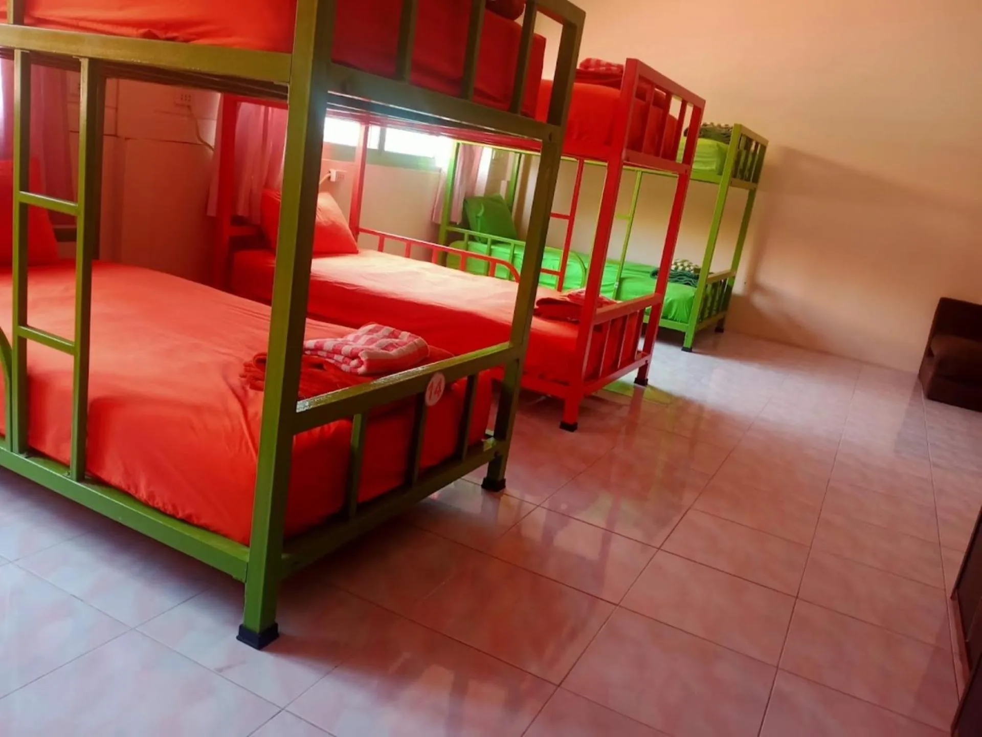 Bed in Lotus Hostel Beach Koh Tao