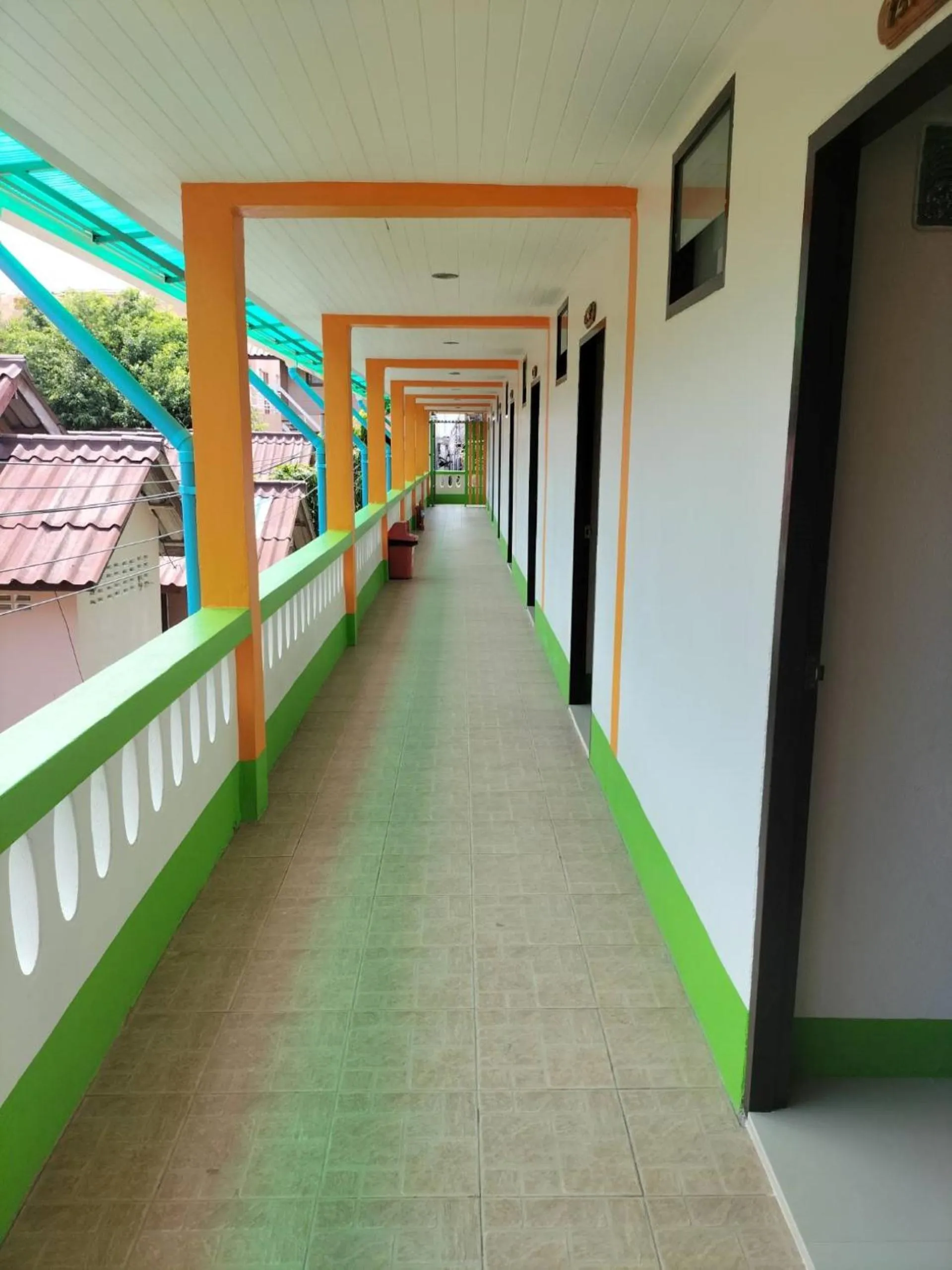 Balcony/Terrace in Lotus Hostel Beach Koh Tao