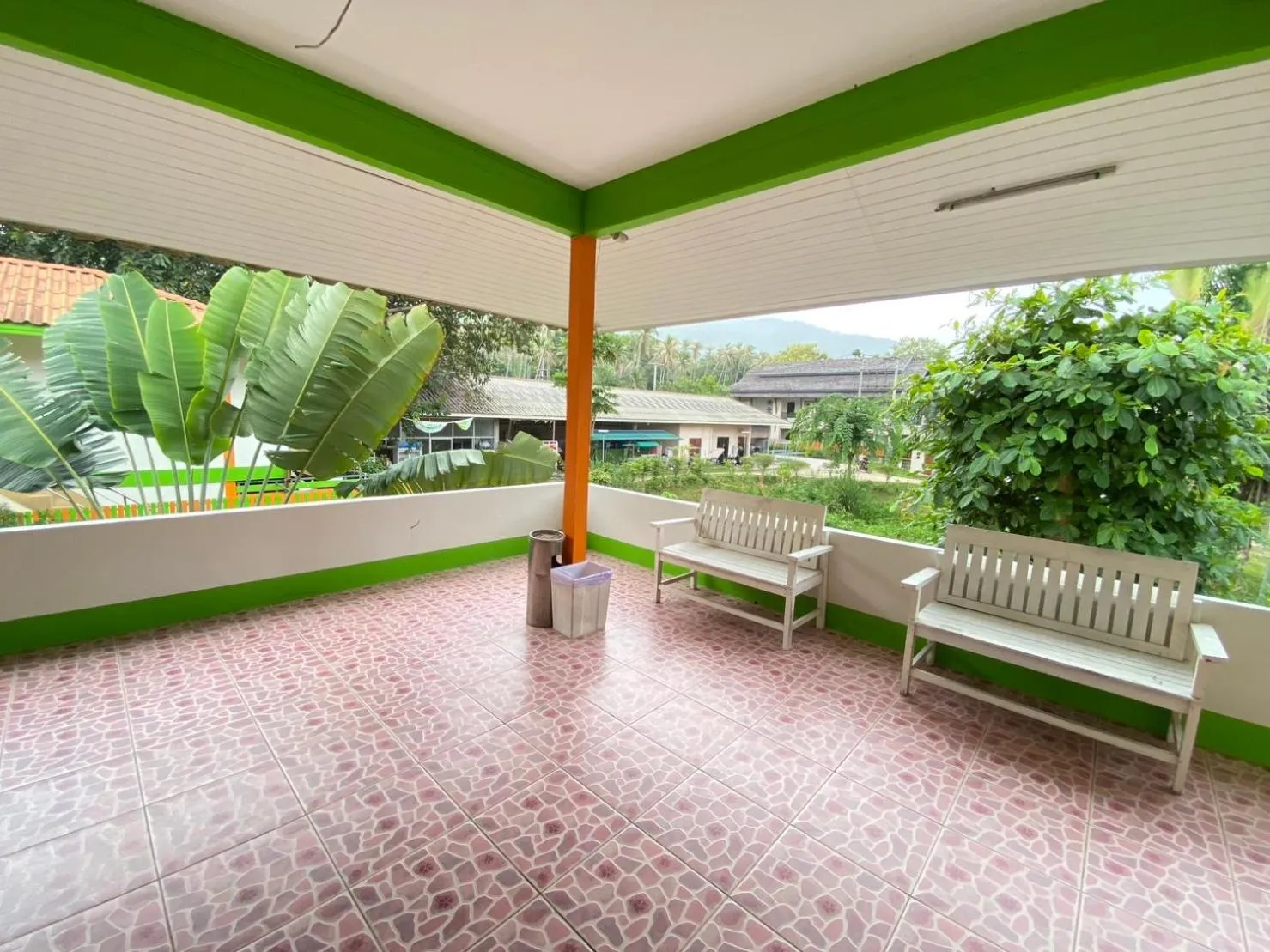 Balcony/Terrace in Lotus Hostel Beach Koh Tao