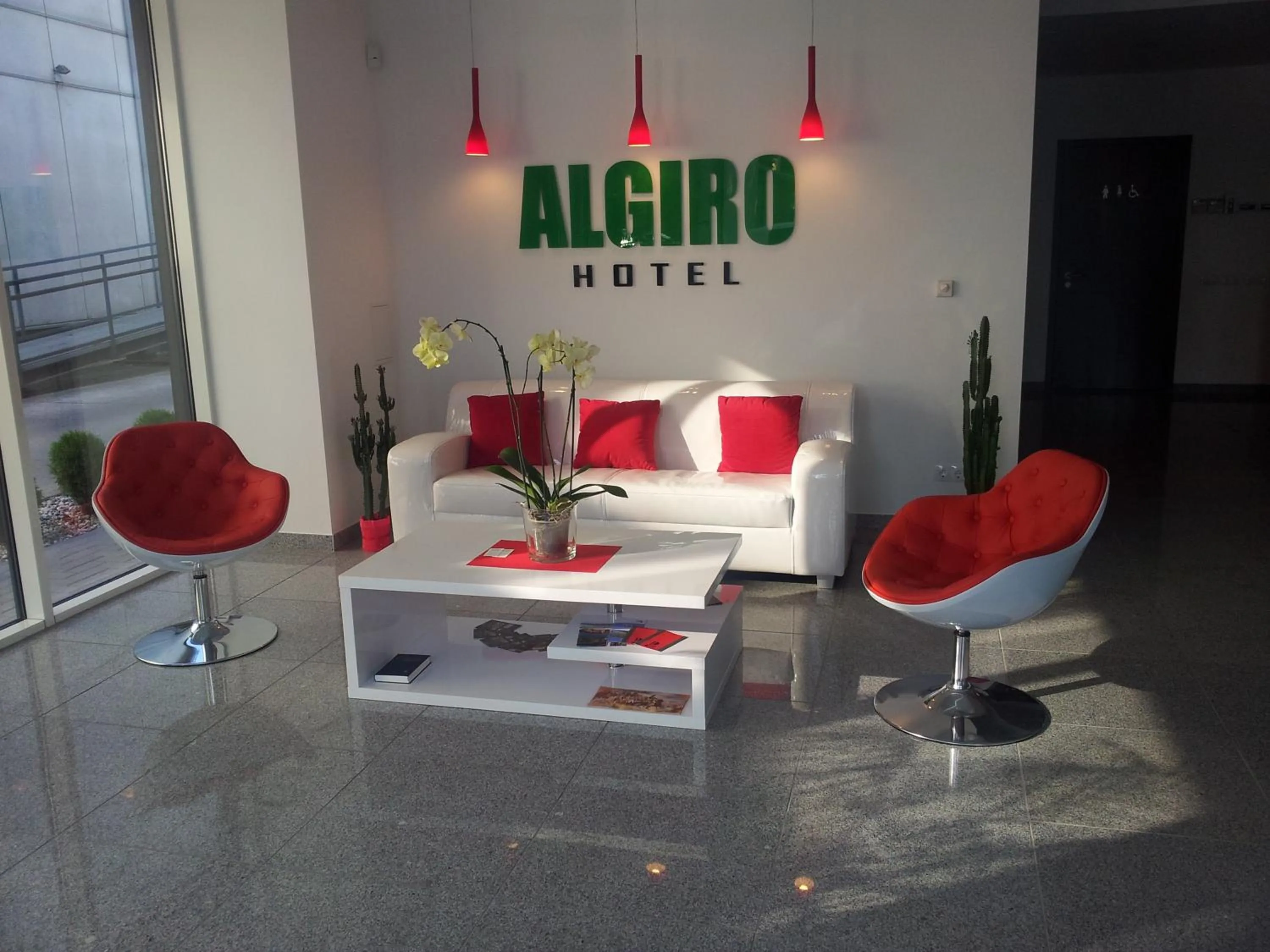 Lobby or reception in Algiro Hotel