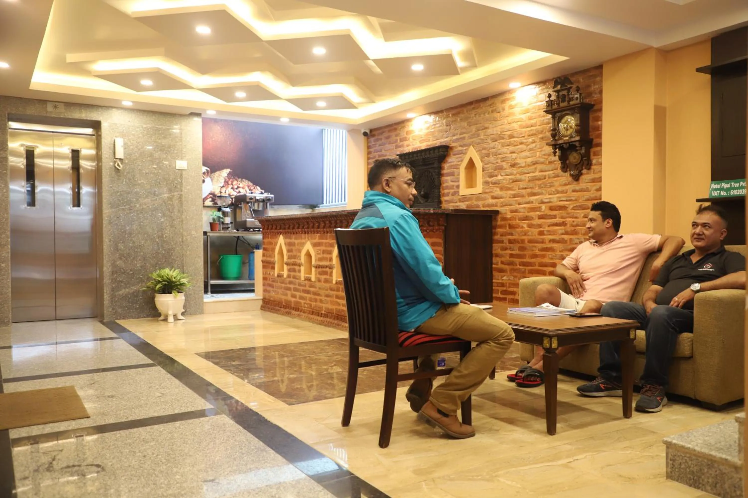 Seating area in Hotel Pipal Tree