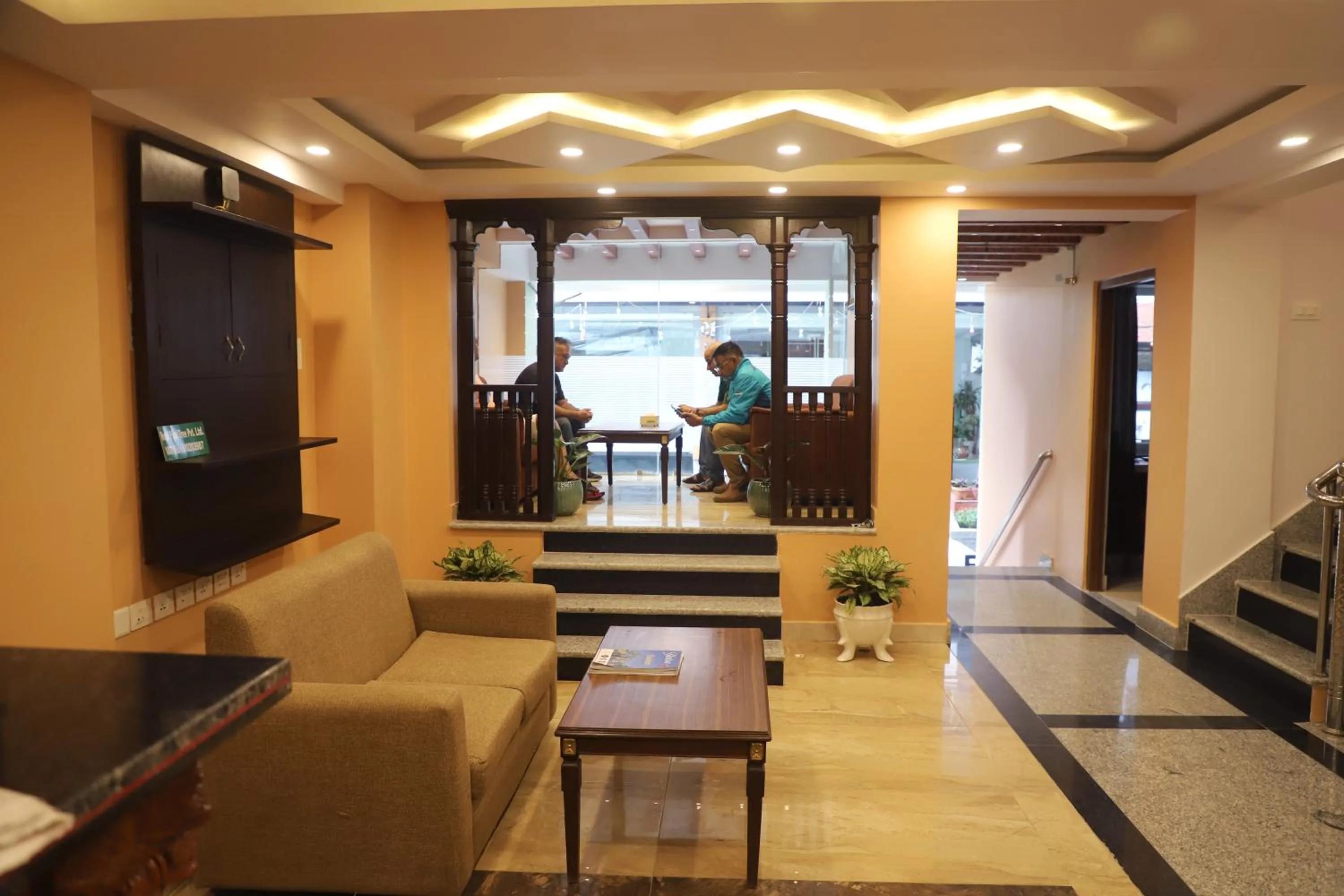 Seating area in Hotel Pipal Tree