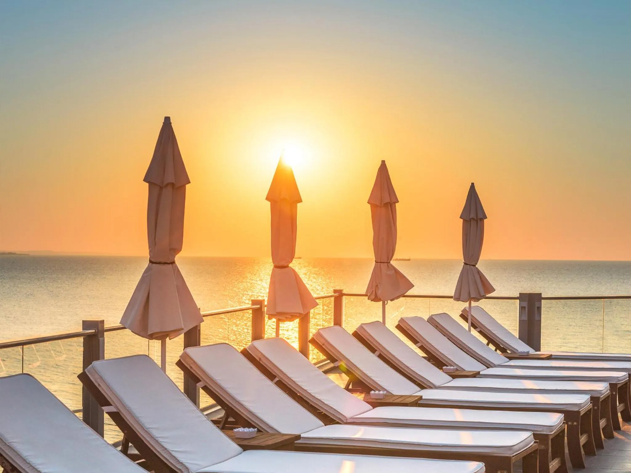 Sunset in Kilya Hotel