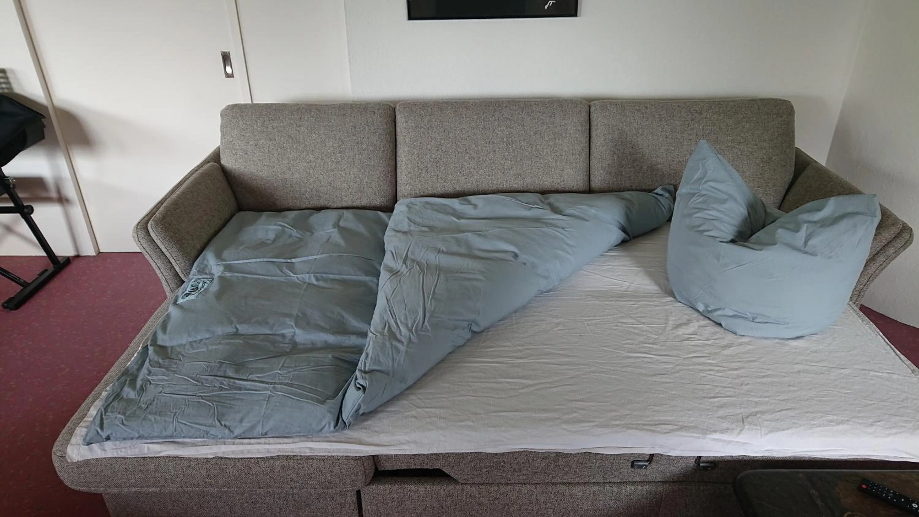 Living room, Bed in Haus Rosebud