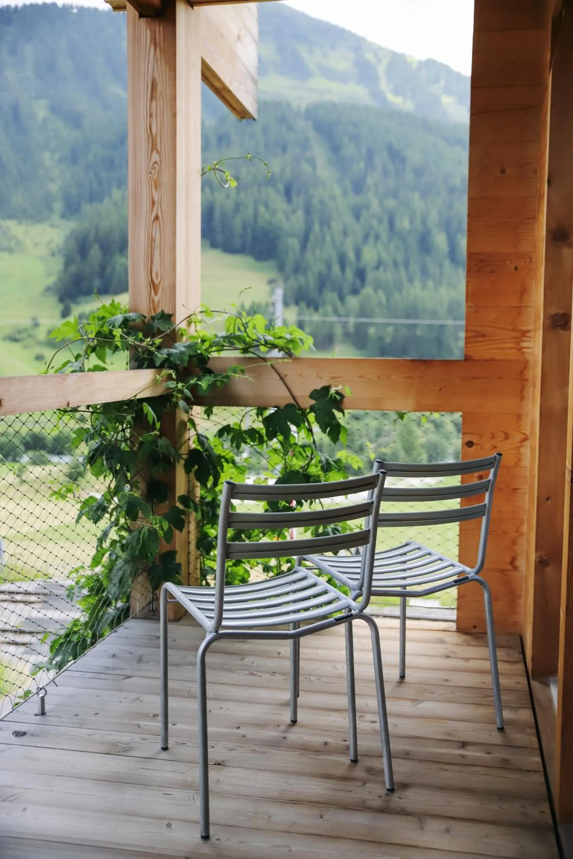 Balcony/Terrace in Berglodge Goms (Hotel)