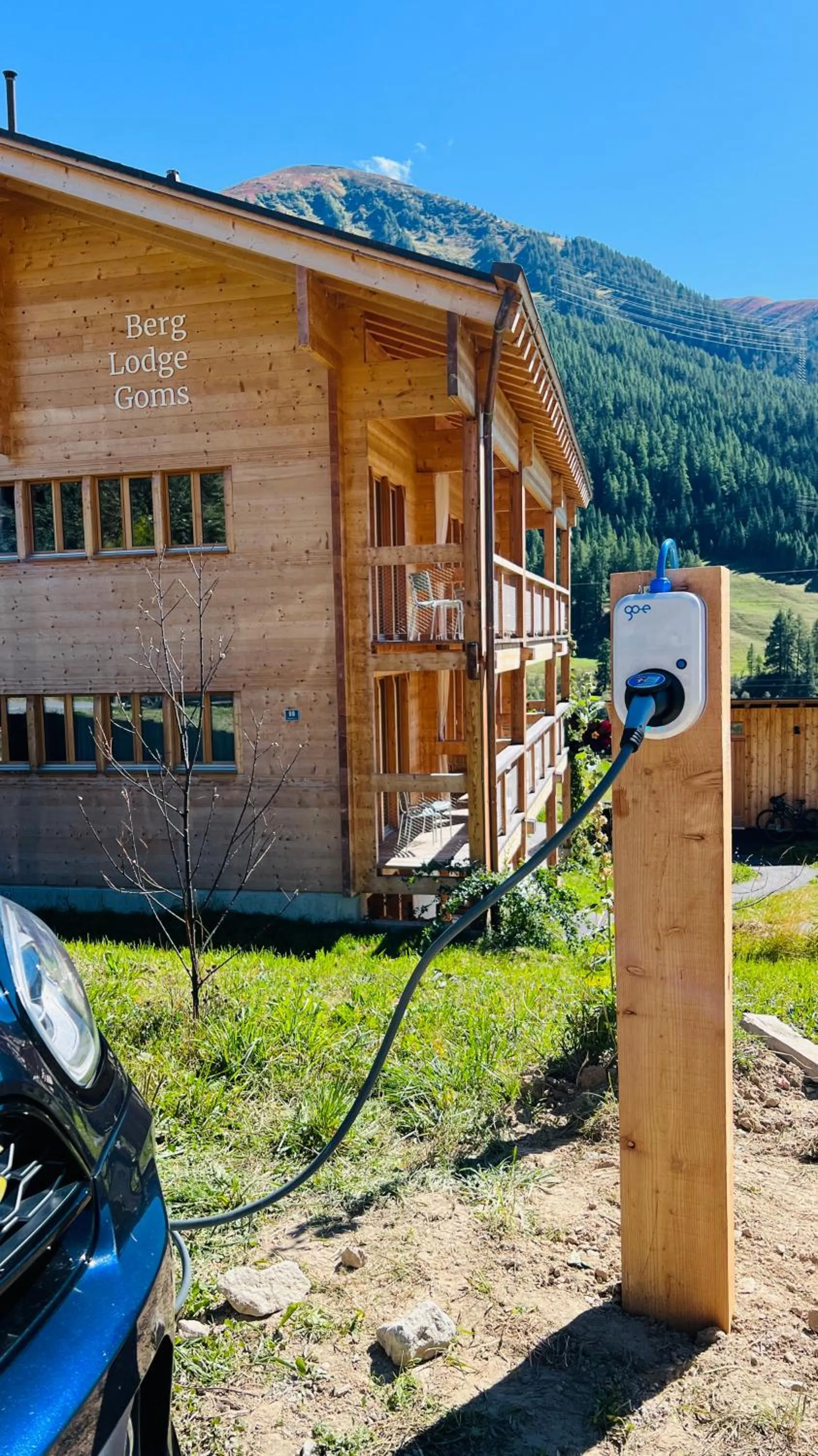 Property building in Berglodge Goms (Hotel)