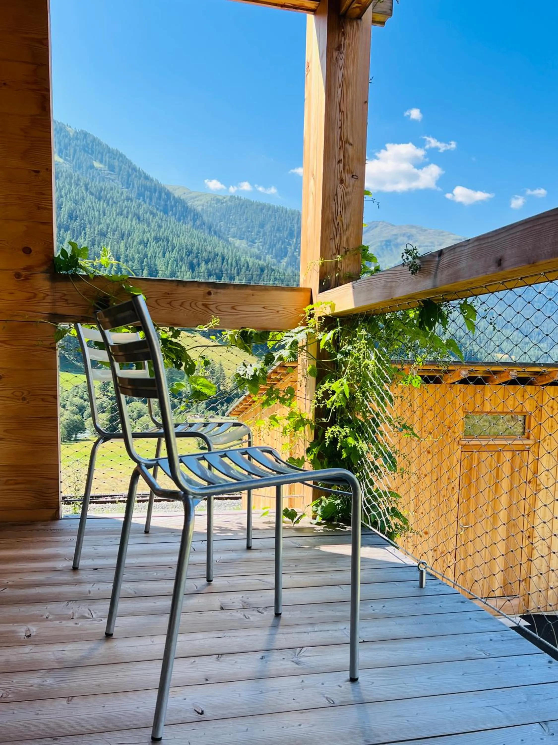 Balcony/Terrace in Berglodge Goms (Hotel)