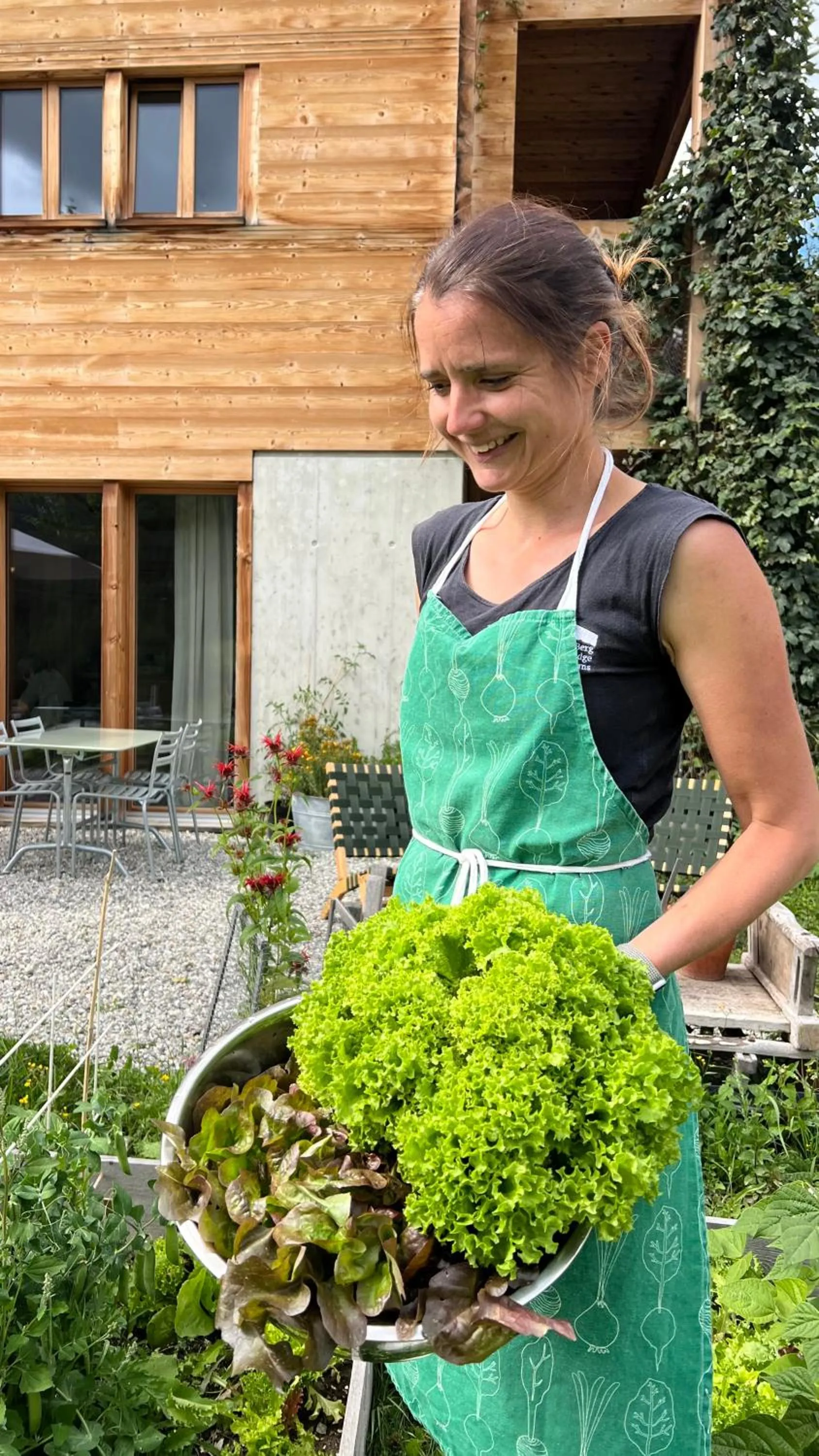 Garden in Berglodge Goms (Hotel)