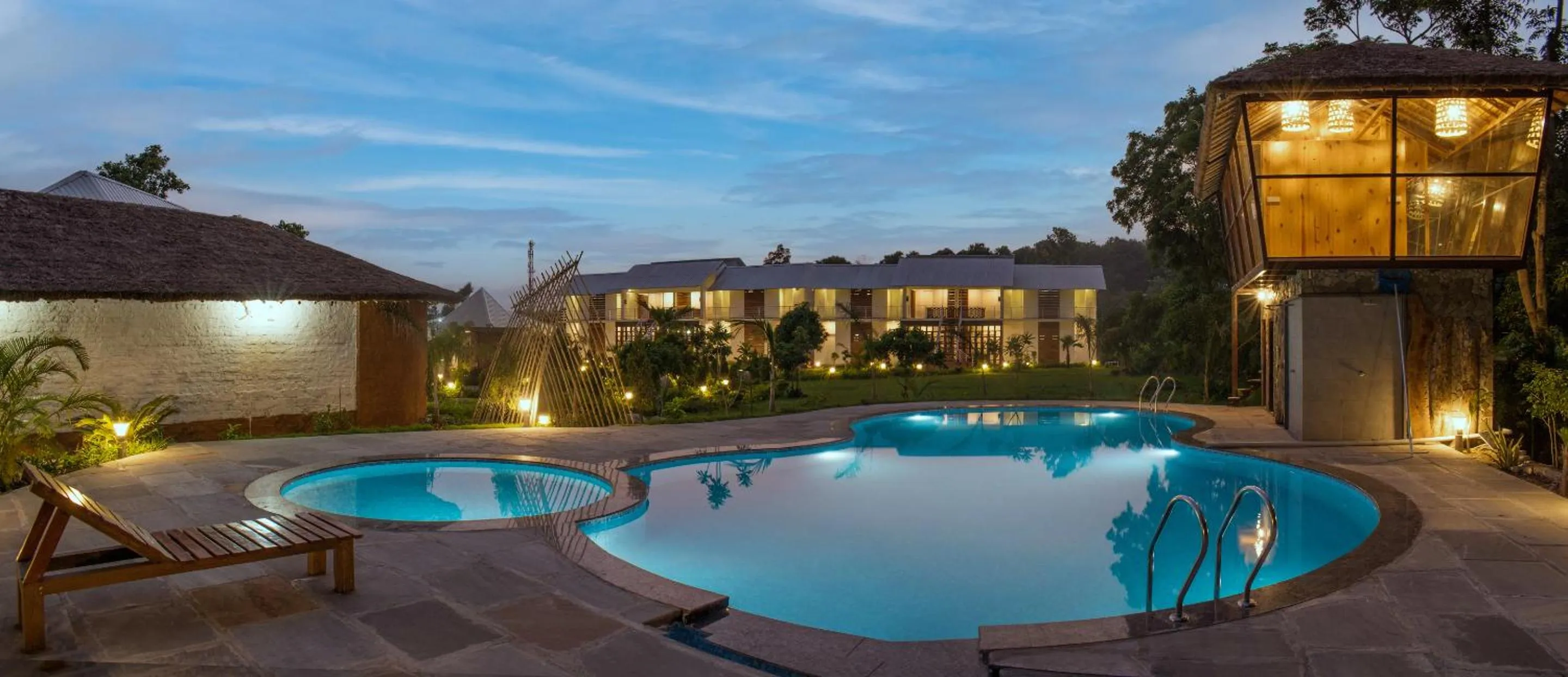 Property building in juSTa Lazy Haven Corbett, Uttarakhand