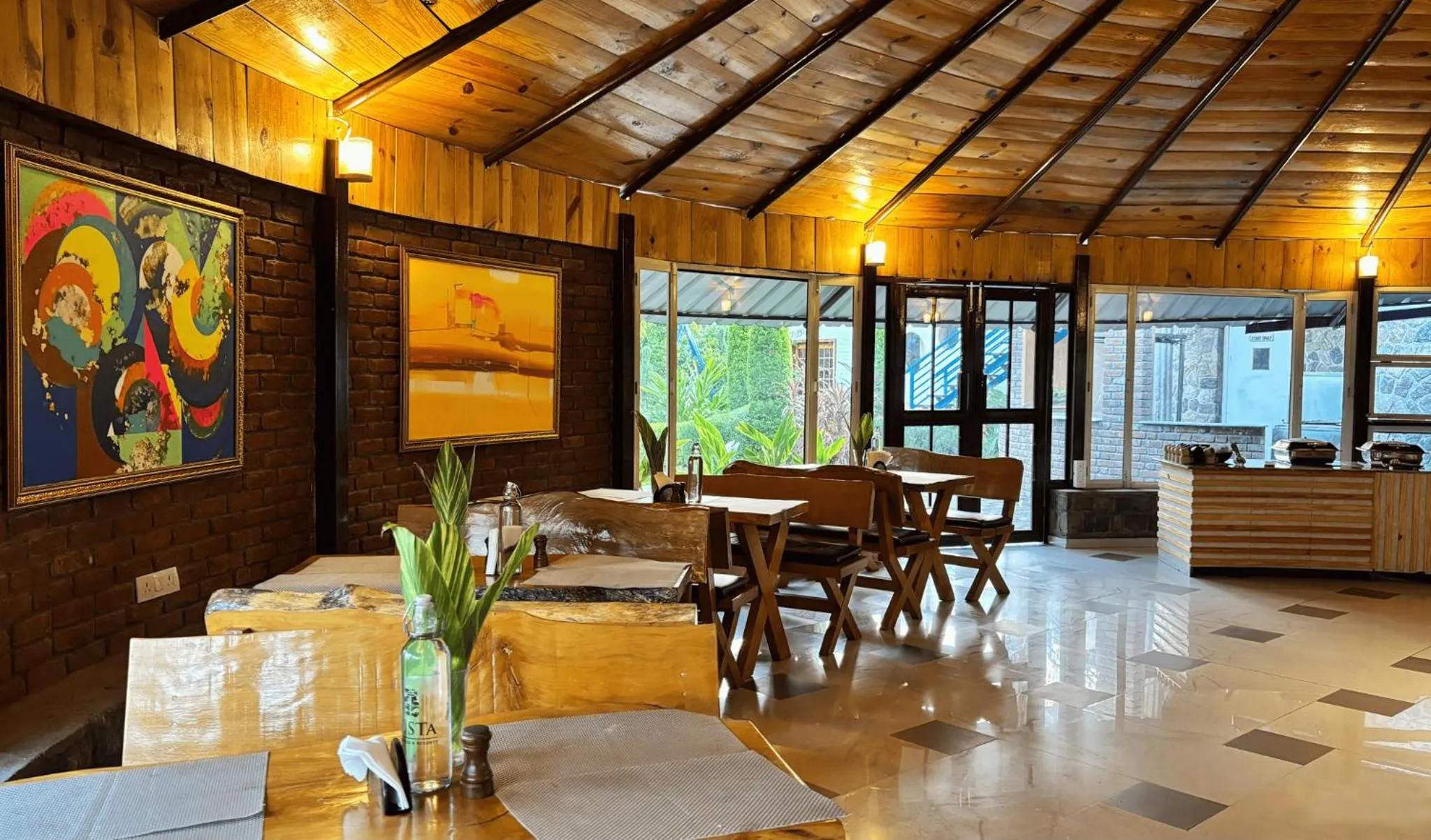 Restaurant/places to eat in juSTa Lazy Haven Corbett, Uttarakhand