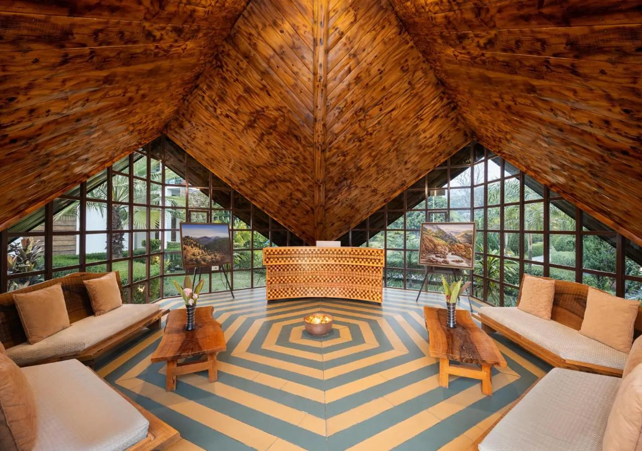 Lobby or reception in juSTa Lazy Haven Corbett, Uttarakhand