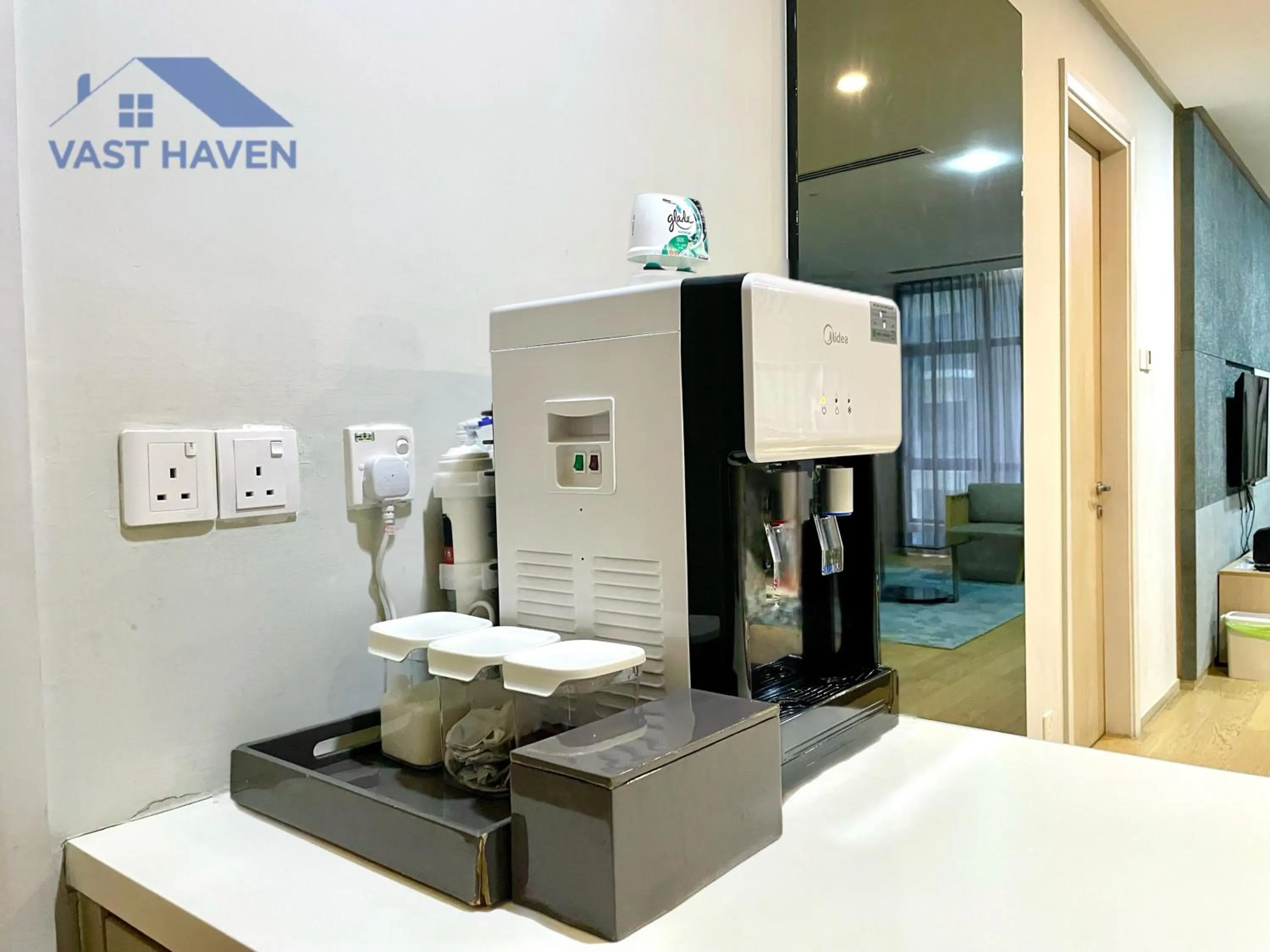 Kitchen or kitchenette in 188 Suites KLCC by VastHaven