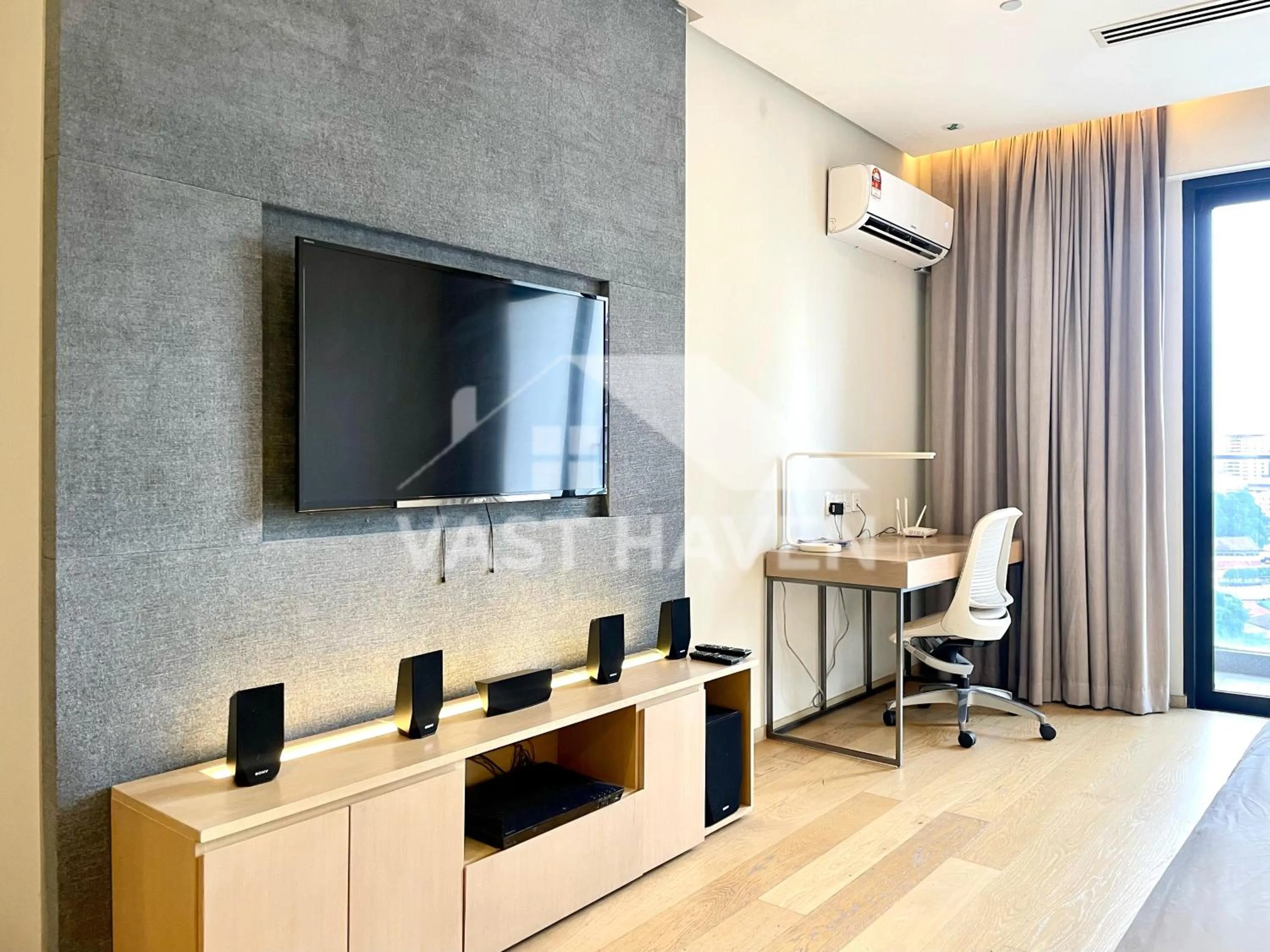 TV and multimedia in 188 Suites KLCC by VastHaven