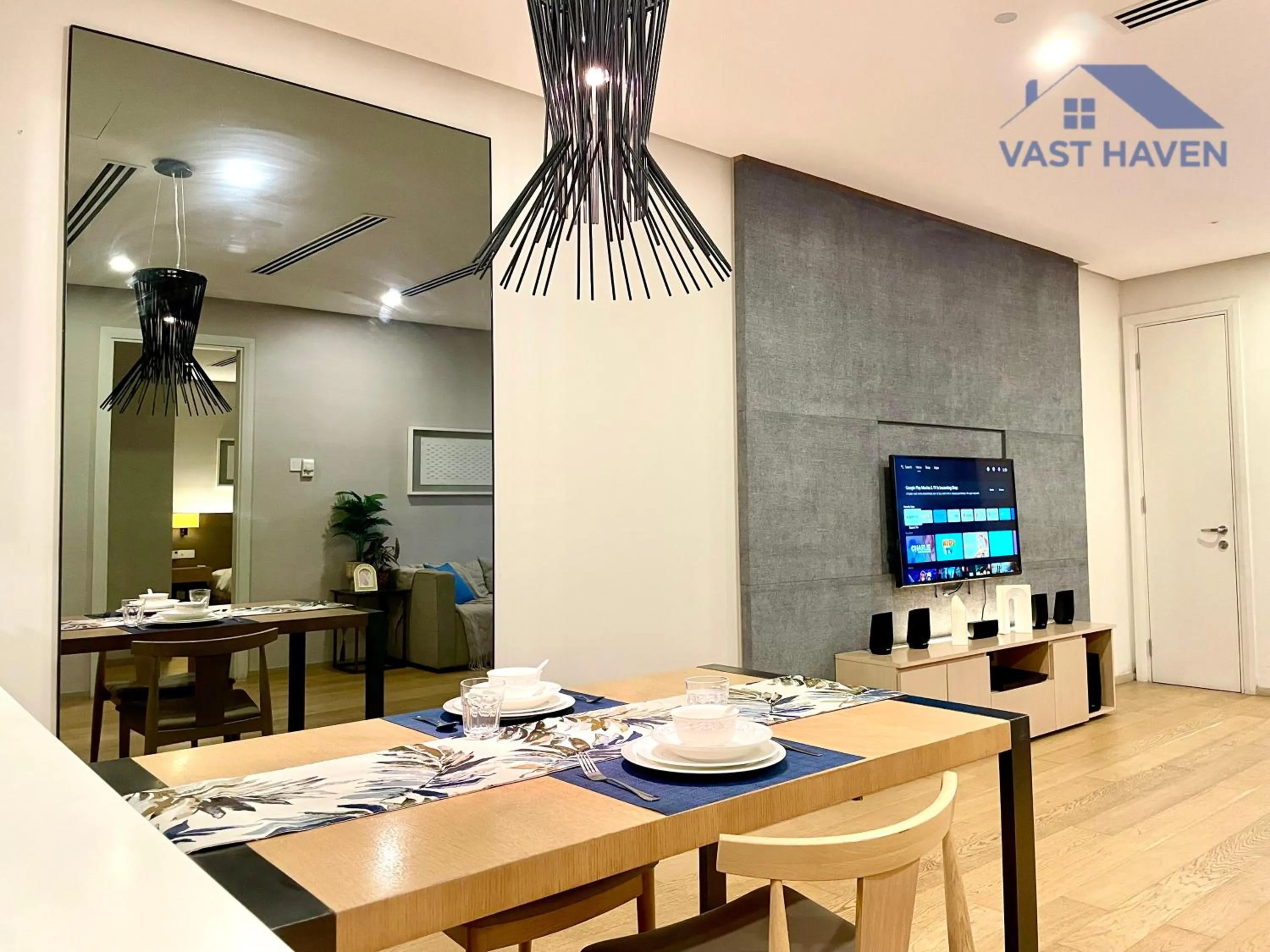 TV and multimedia in 188 Suites KLCC by VastHaven