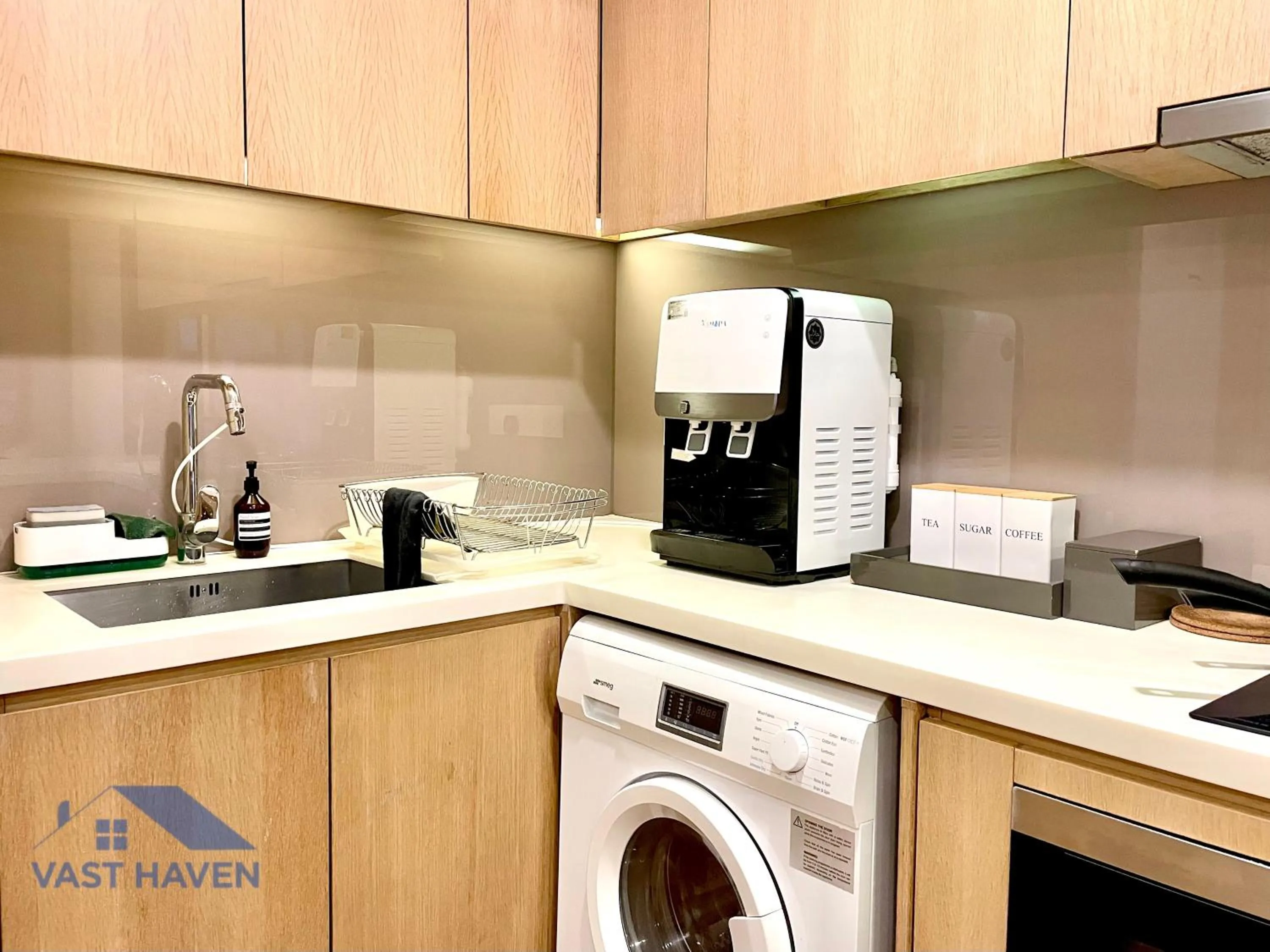 Kitchen or kitchenette in 188 Suites KLCC by VastHaven