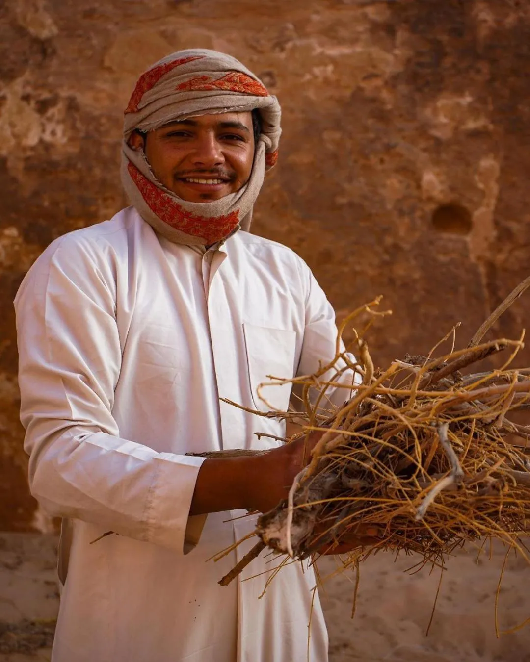 People in Wadirum winter