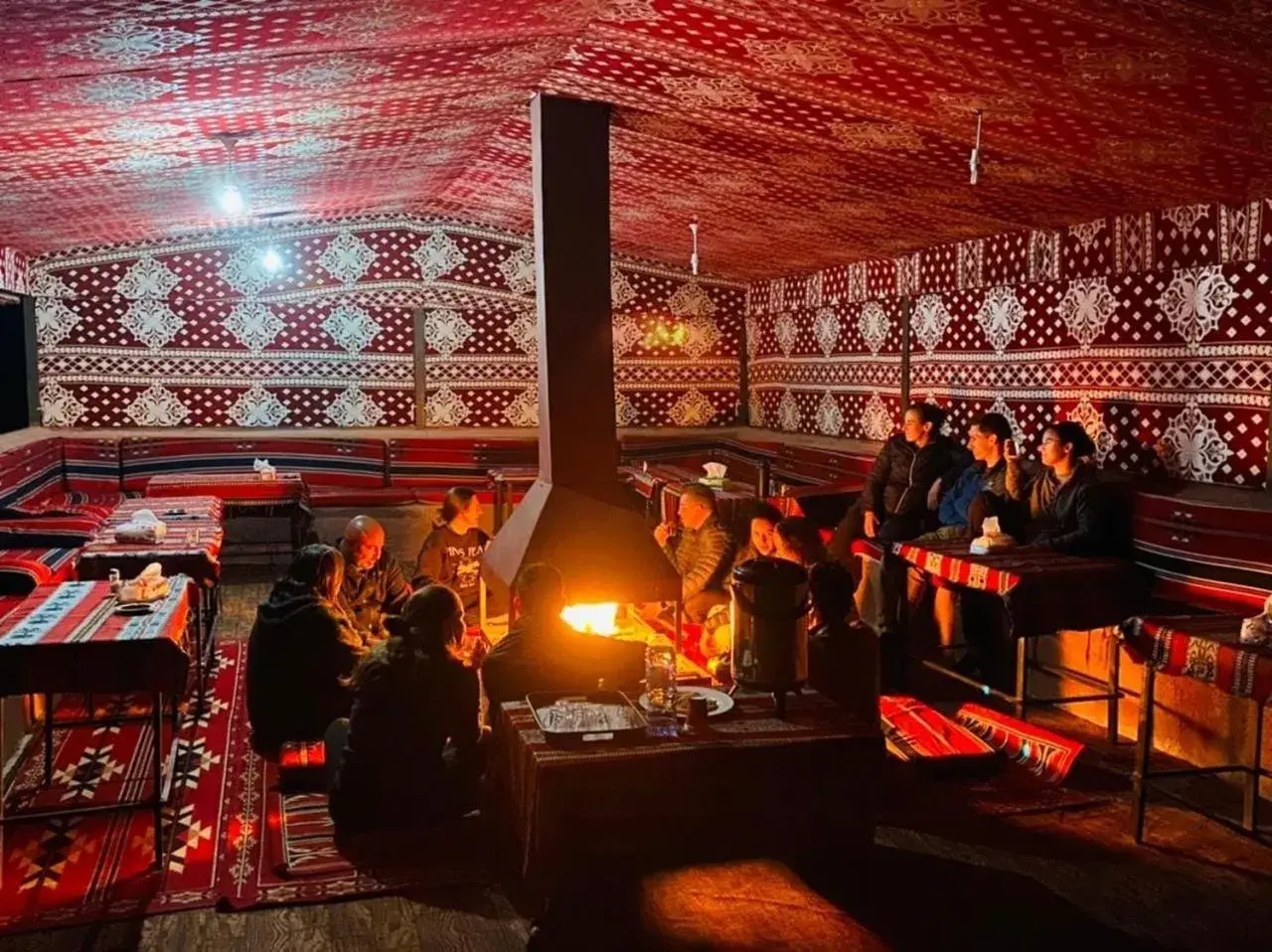 Tent in Wadirum winter Tent in Wadirum winter