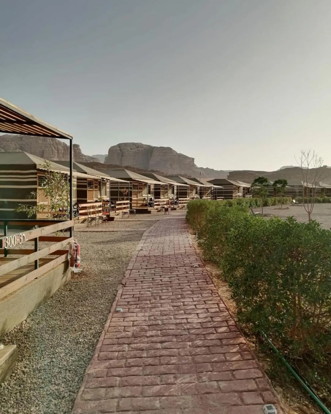 Property building in Wadirum winter