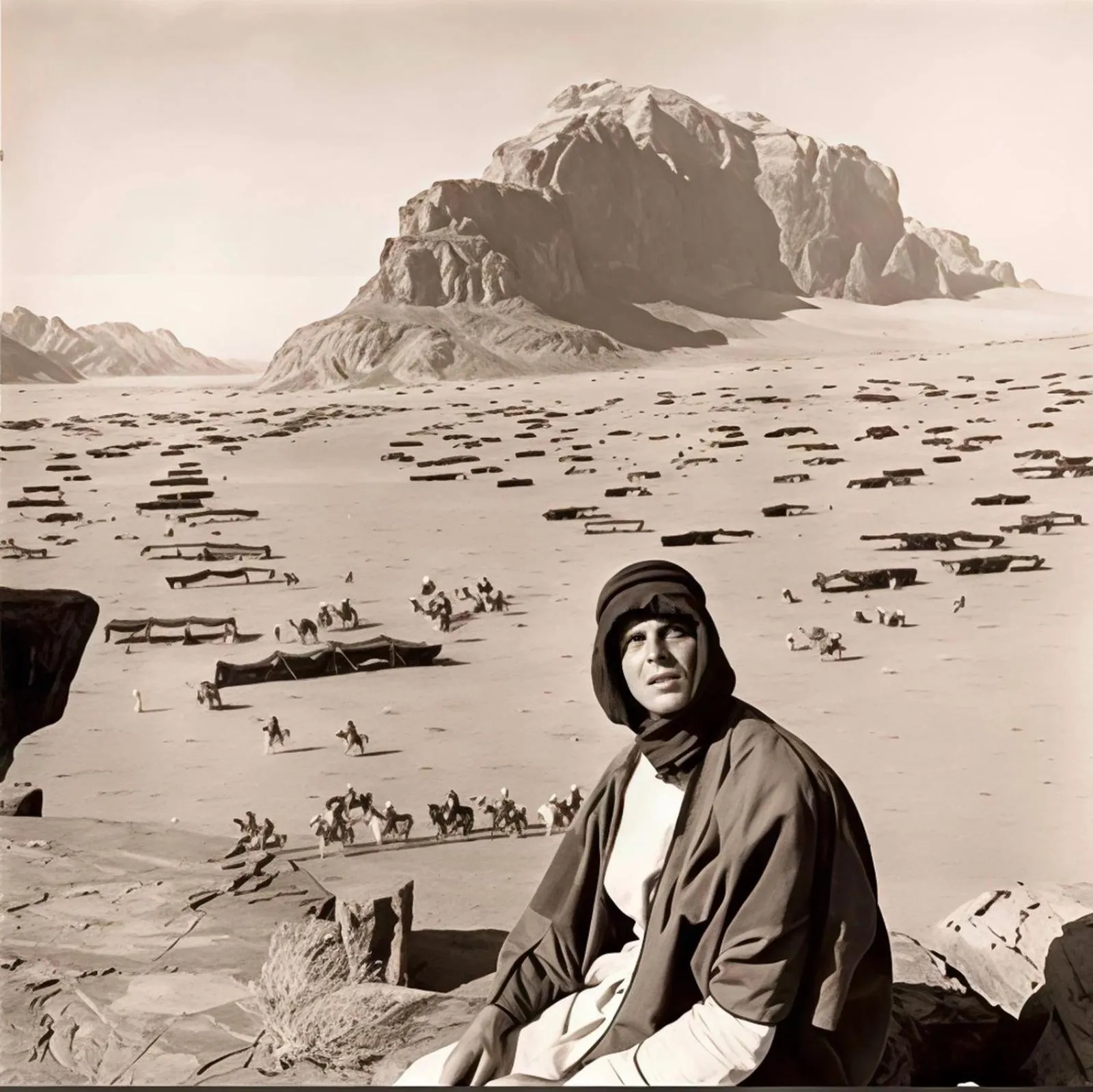Nearby landmark in Wadirum winter