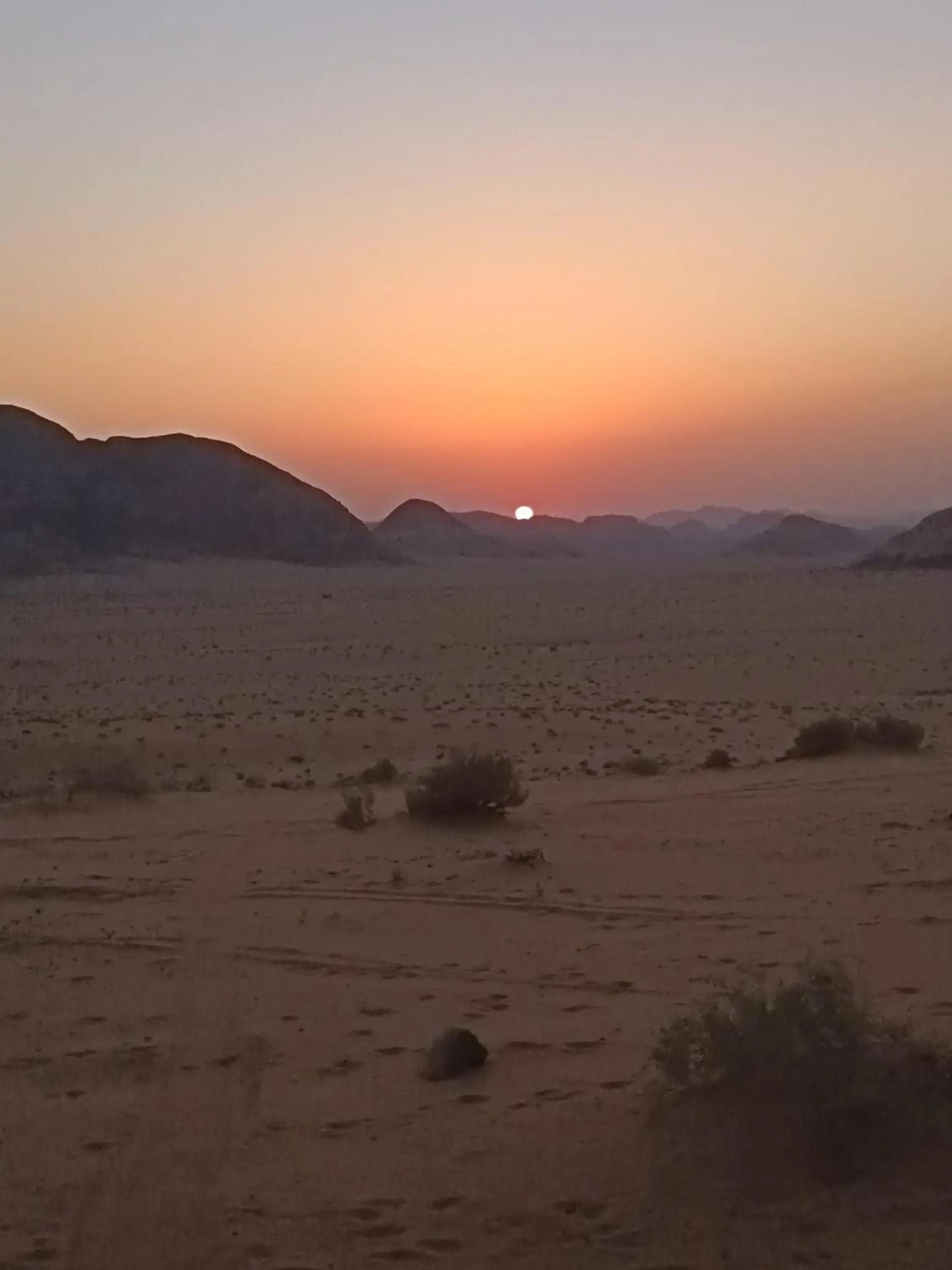 River view in Wadirum winter