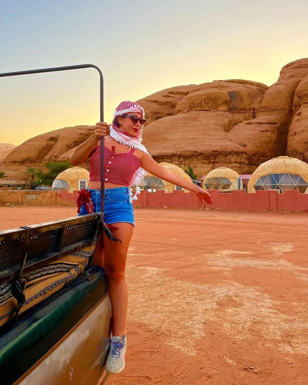 Natural landscape in Wadirum winter