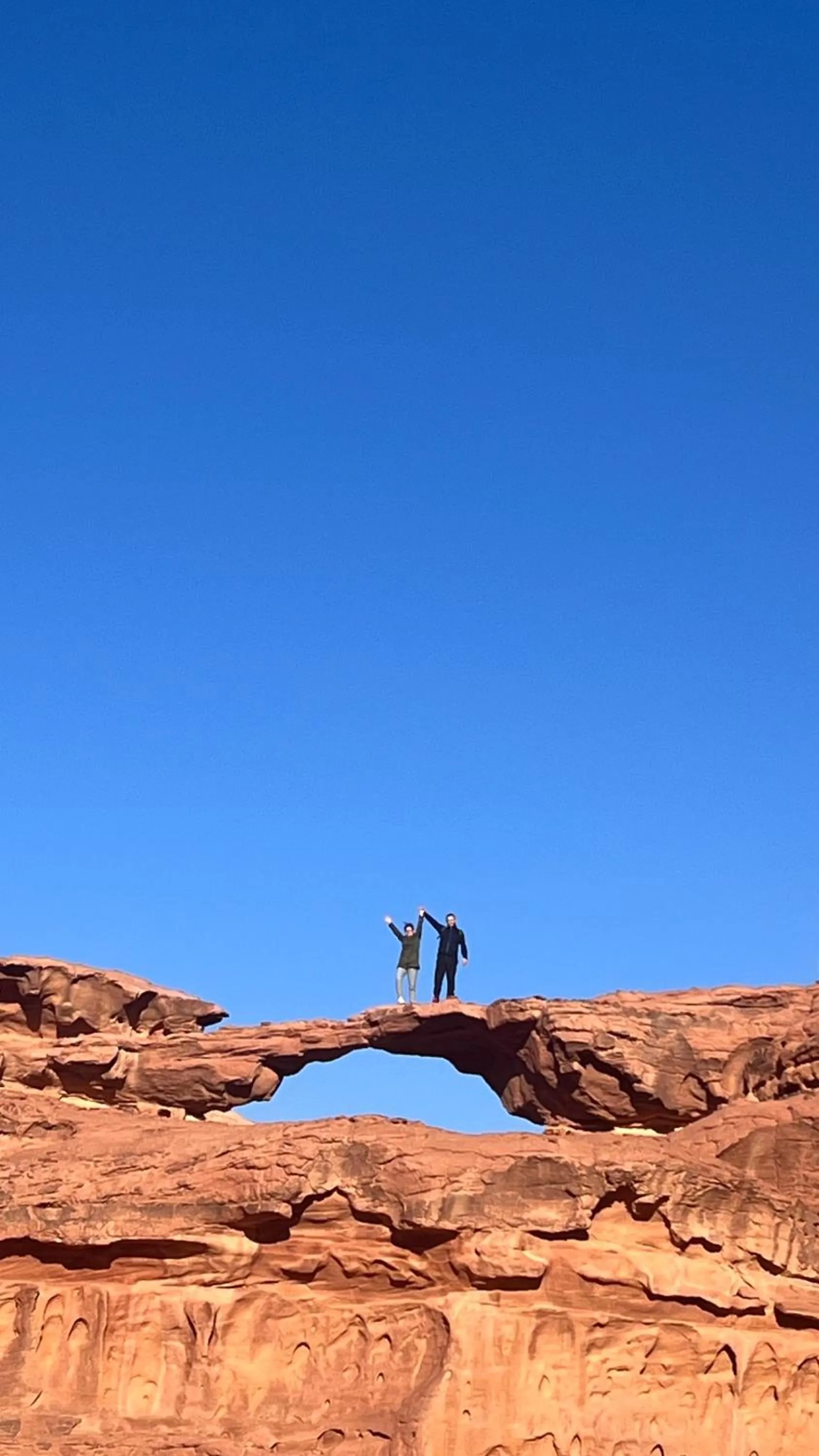 Nearby landmark in Wadirum winter