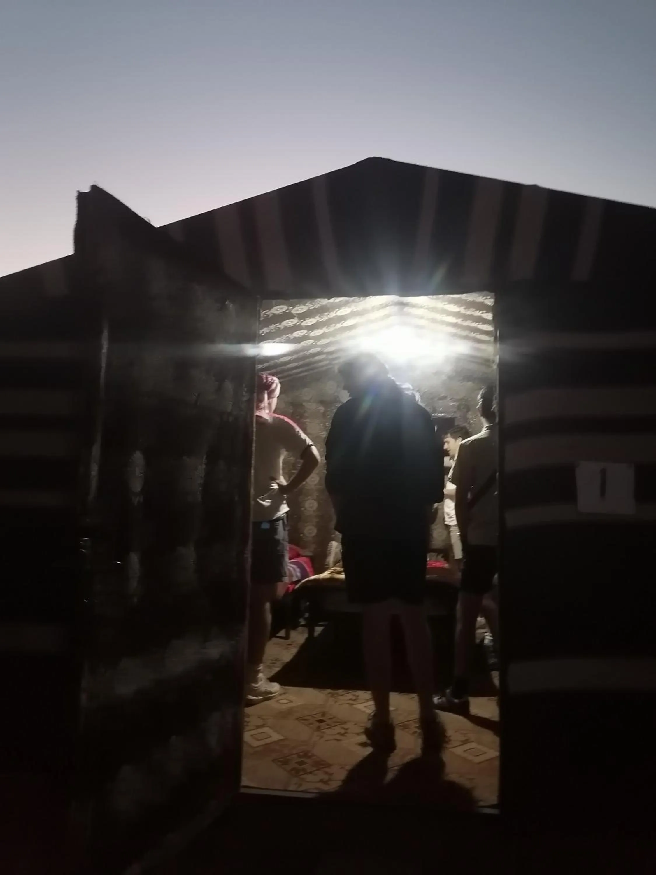 People in Wadirum winter