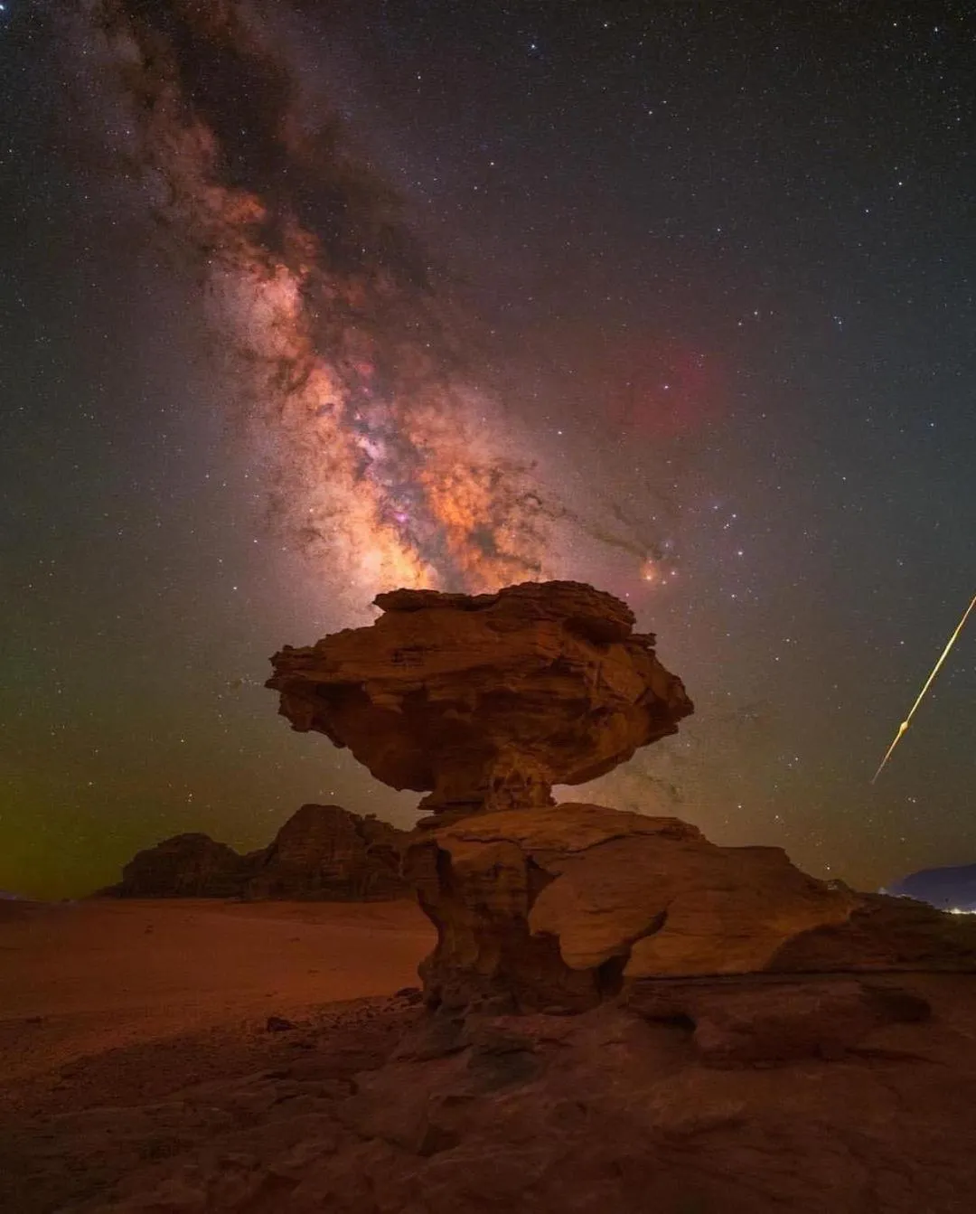 Nearby landmark in Wadirum winter