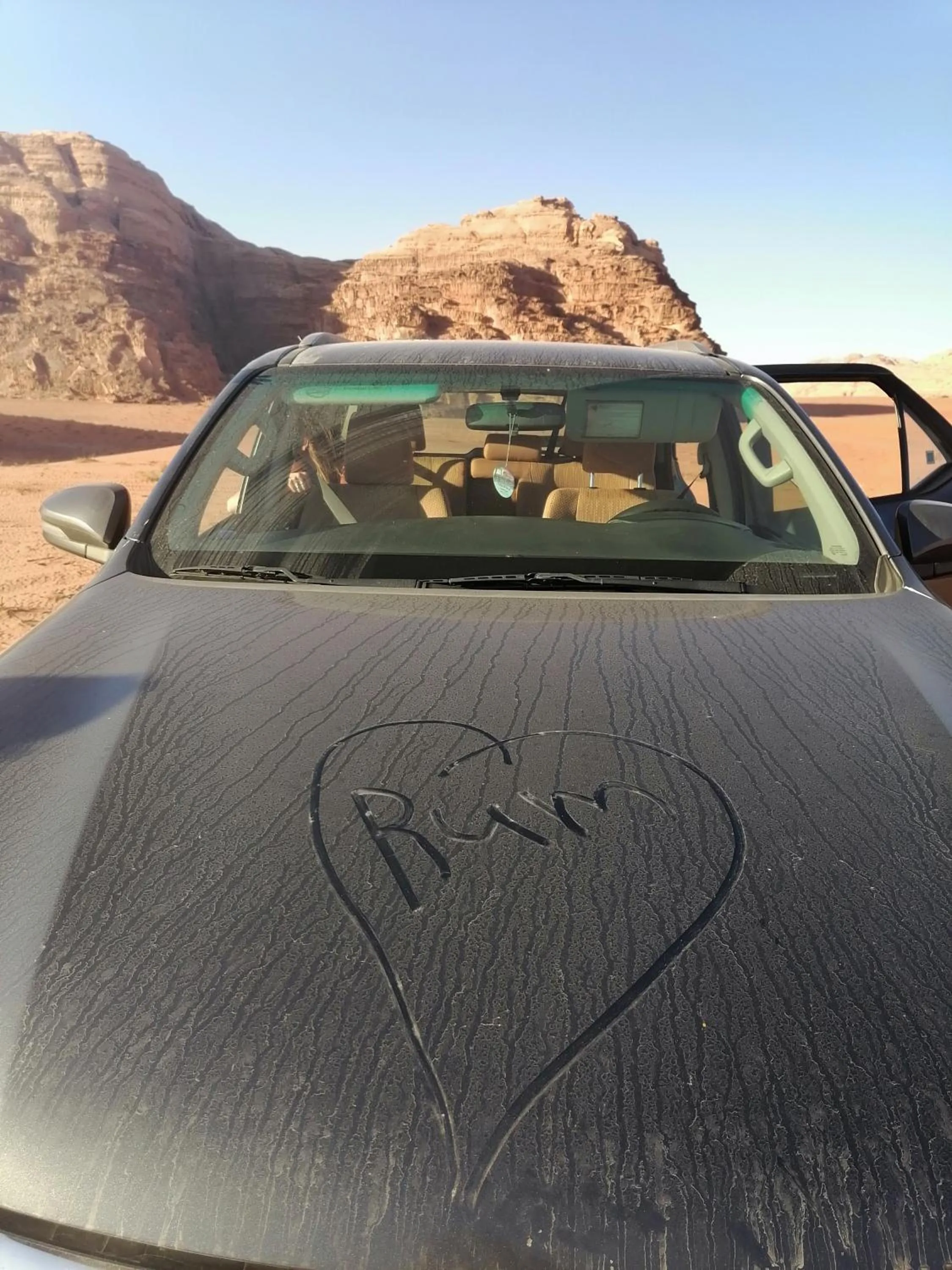 Natural landscape in Wadirum winter