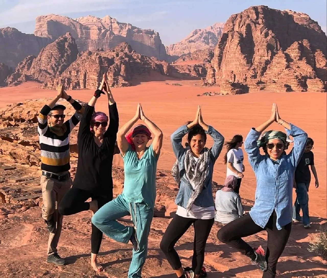 Nearby landmark in Wadirum winter