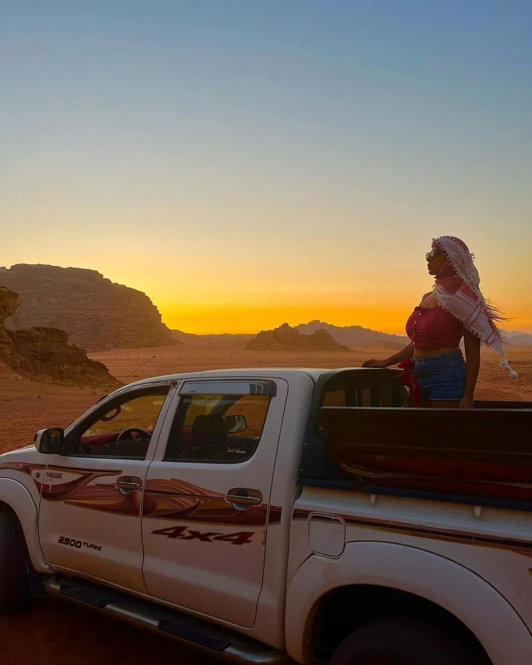 Natural landscape in Wadirum winter