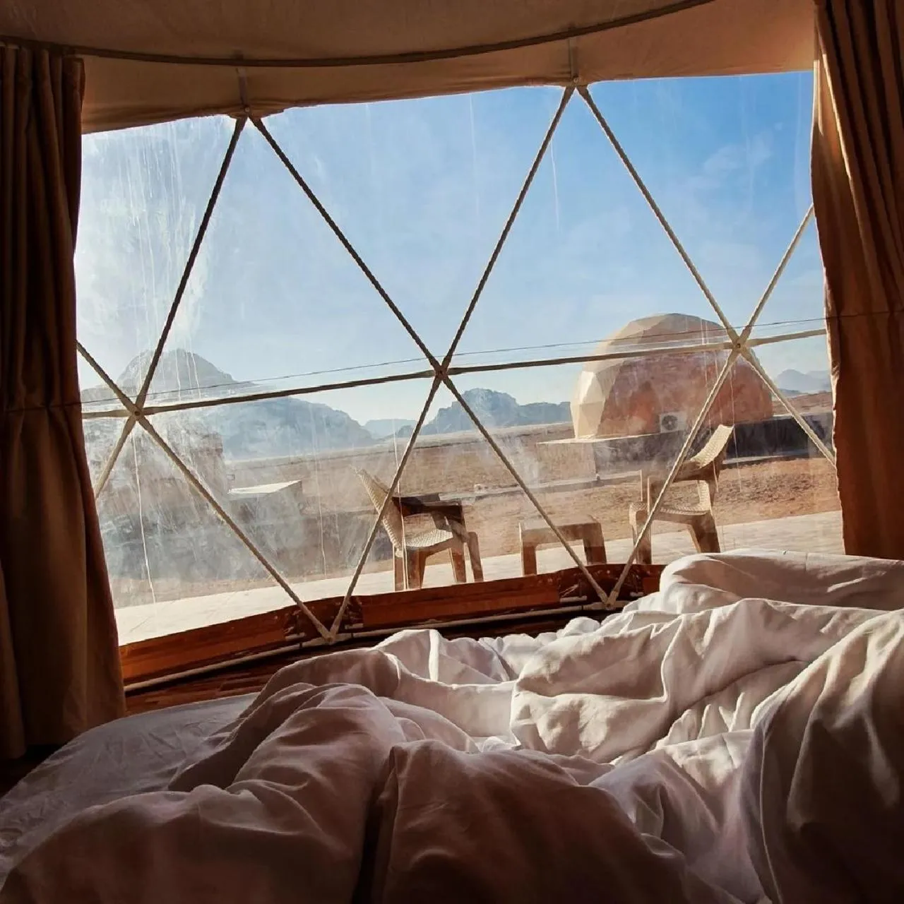 Bed in Wadirum winter