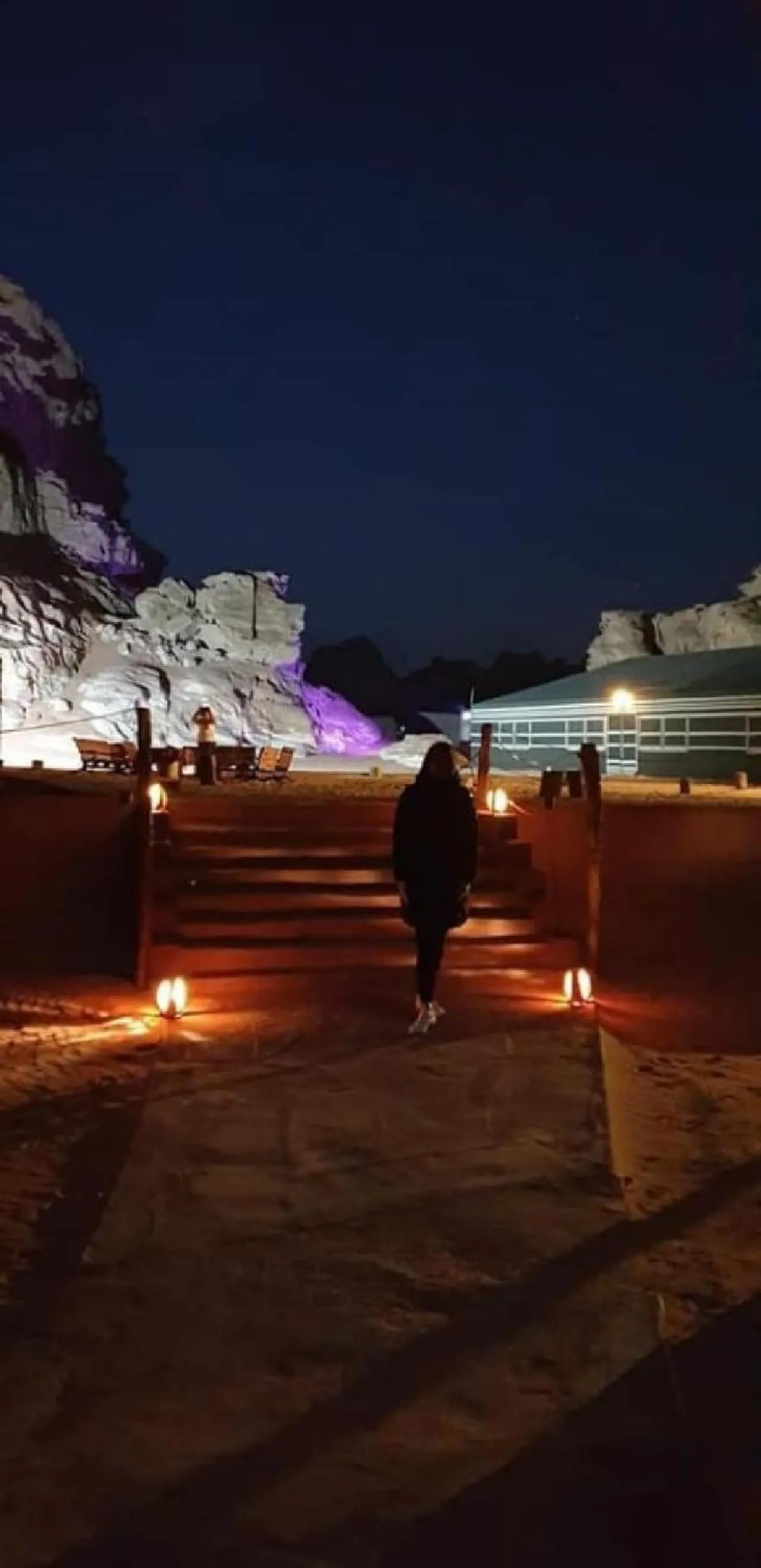 Property building in Wadirum winter