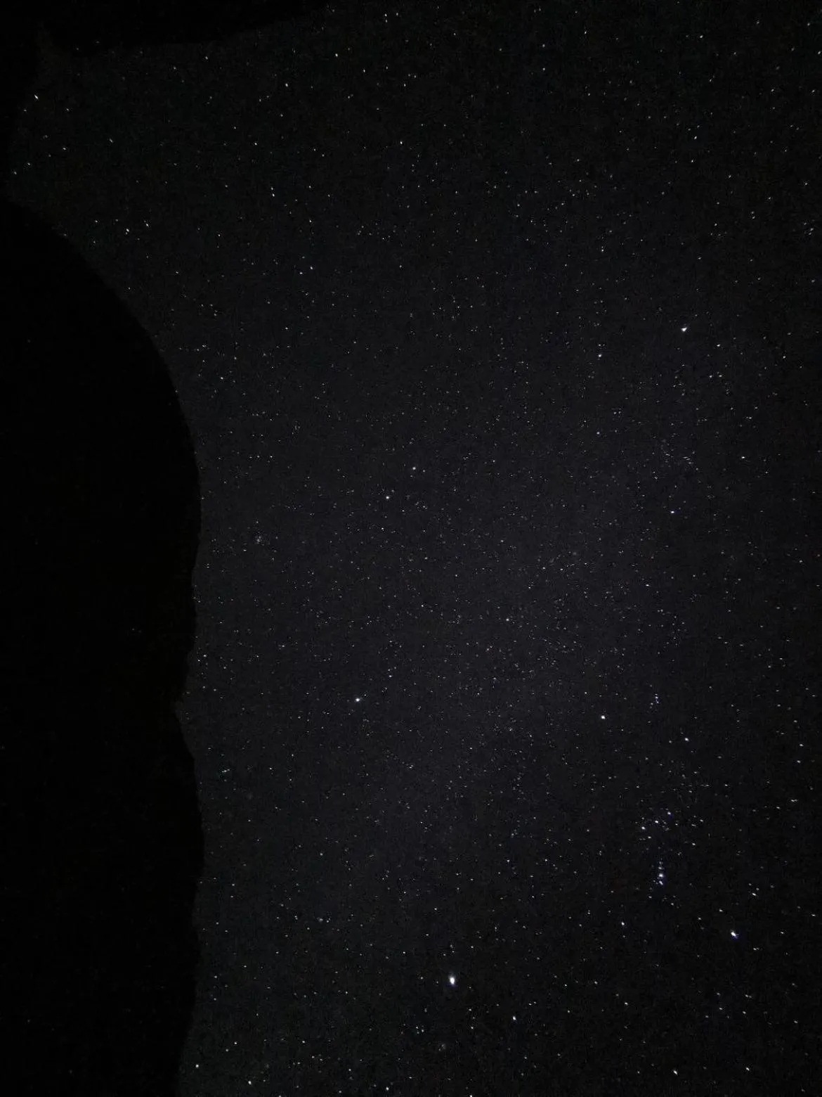 Night in Wadirum winter