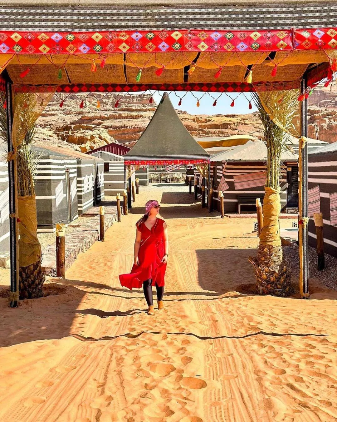 People in Wadirum winter