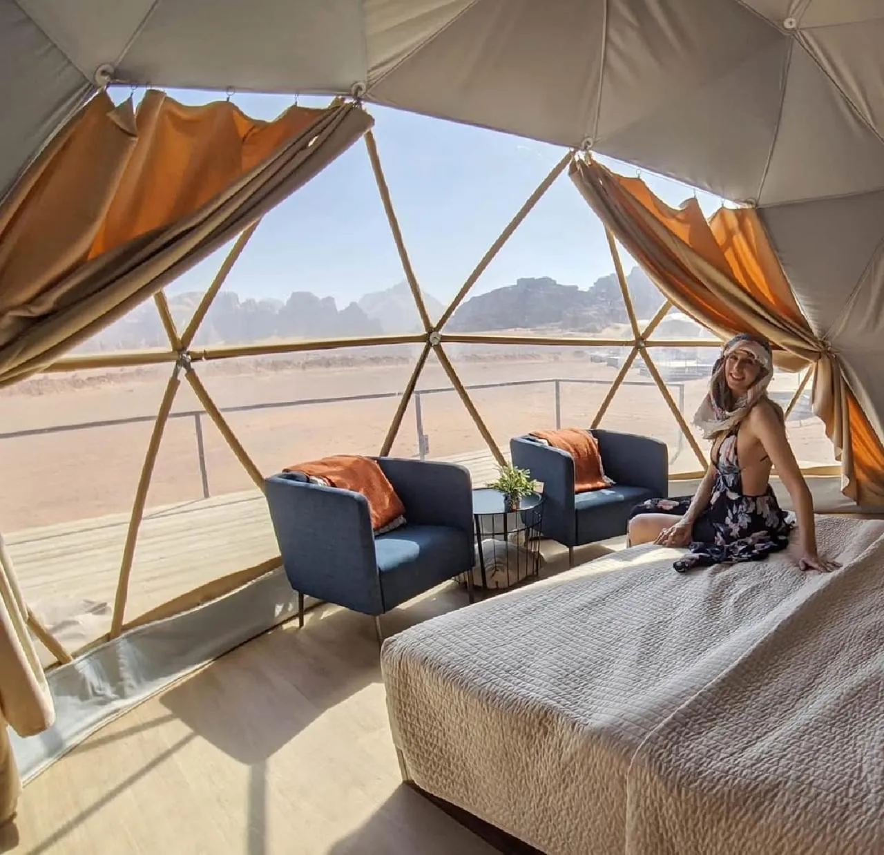 Bed in Wadirum winter