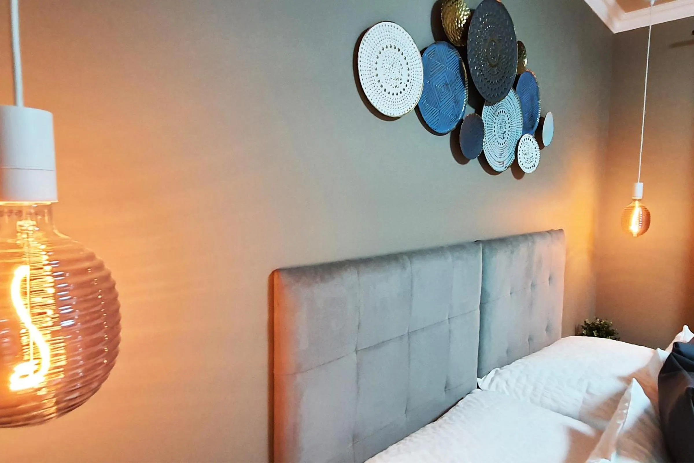 Bed in The Luxo Wine Museum Hotel