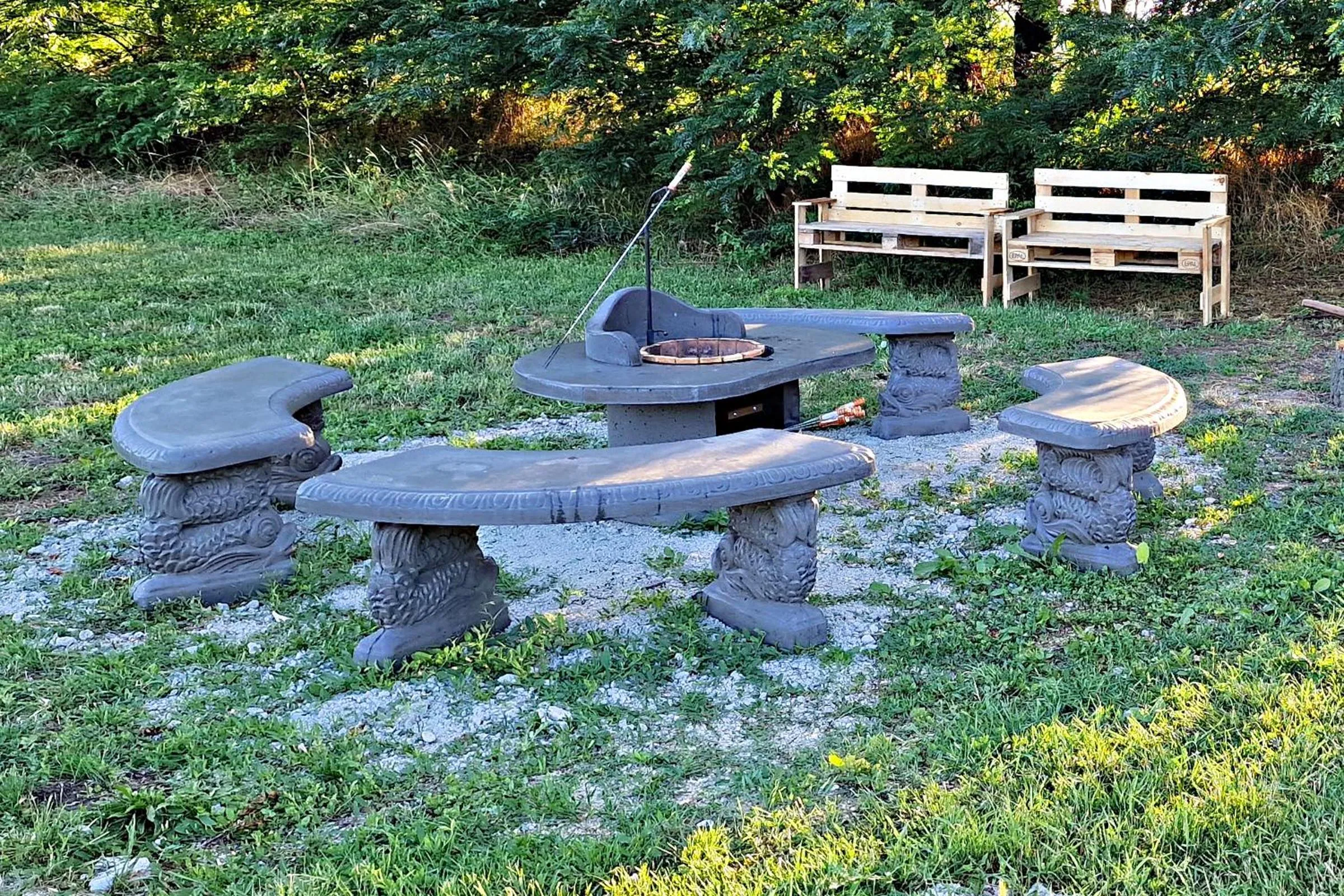 BBQ facilities in The Luxo Wine Museum Hotel