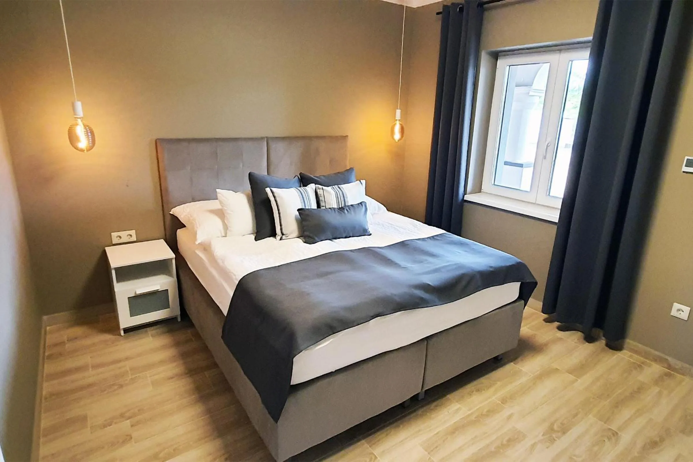 Bed in The Luxo Wine Museum Hotel