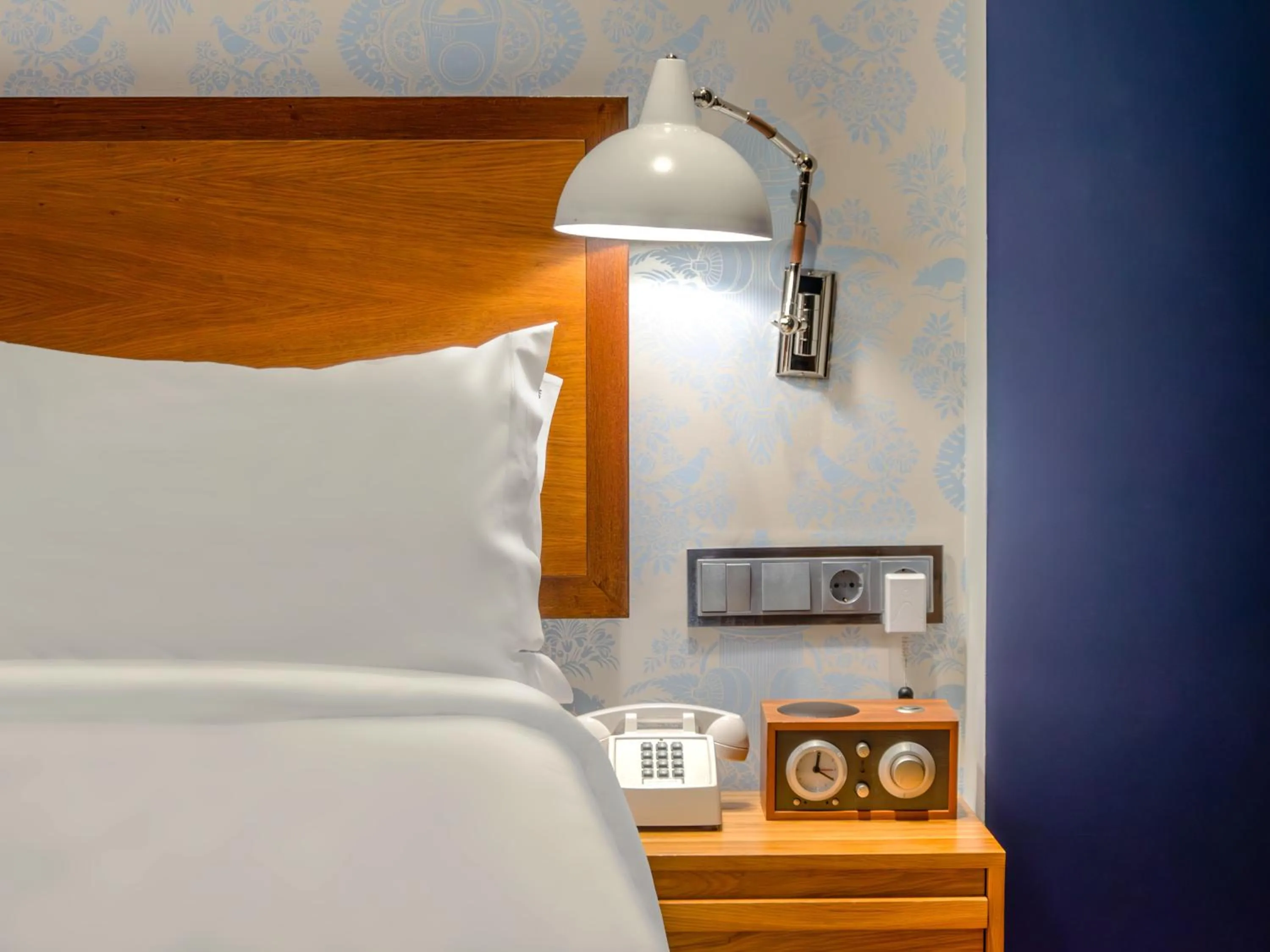 Decorative detail, Bed in Browns Central Hotel