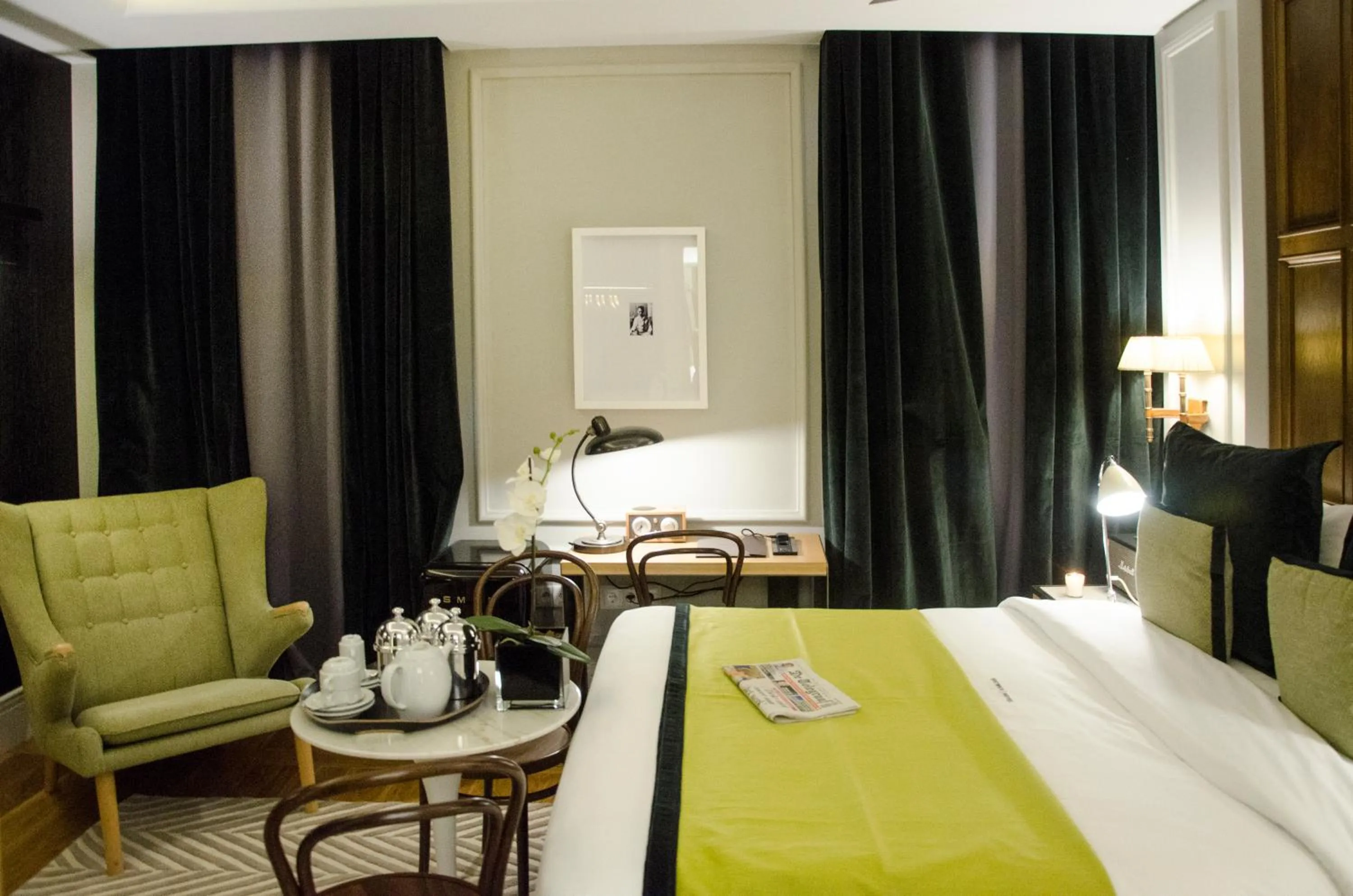 Bed in Browns Central Hotel